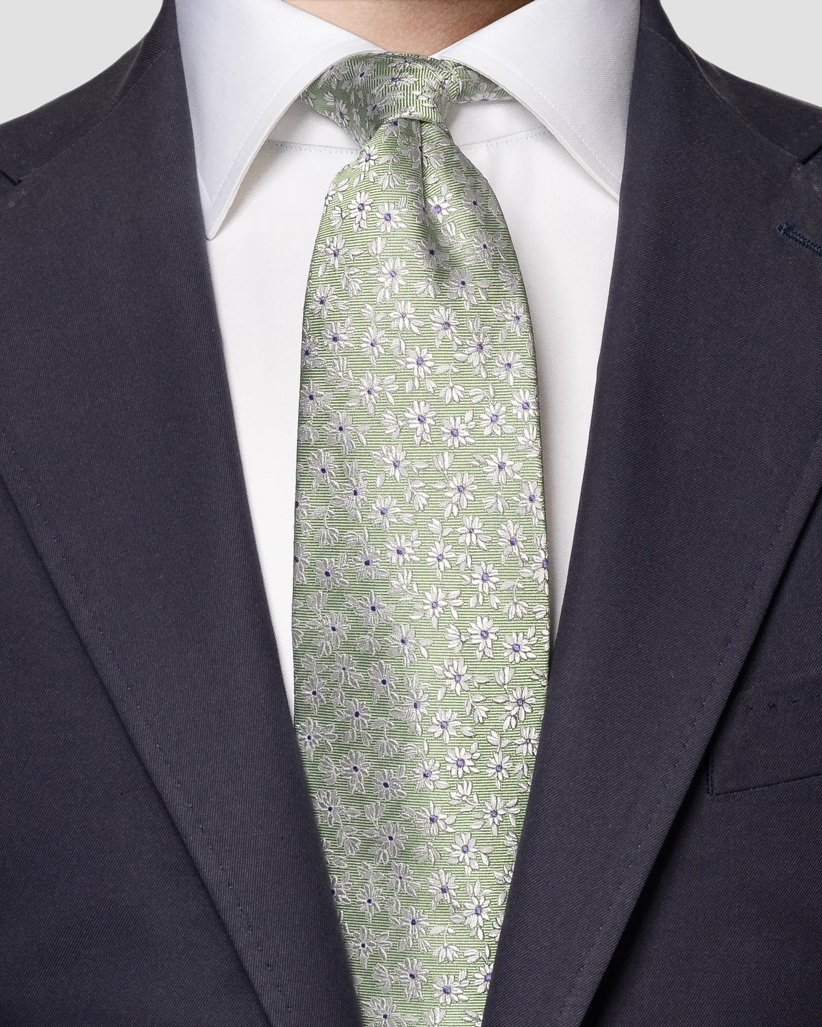 Eton - mid green playful tie