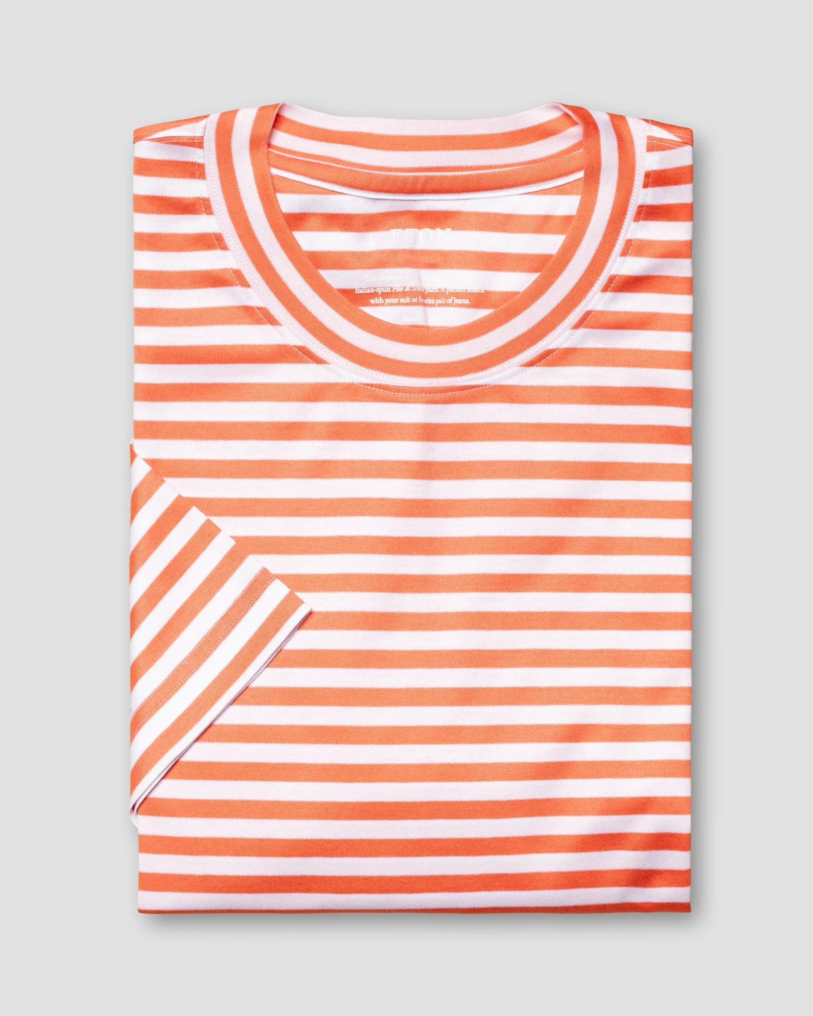Eton - red interlock t shirt