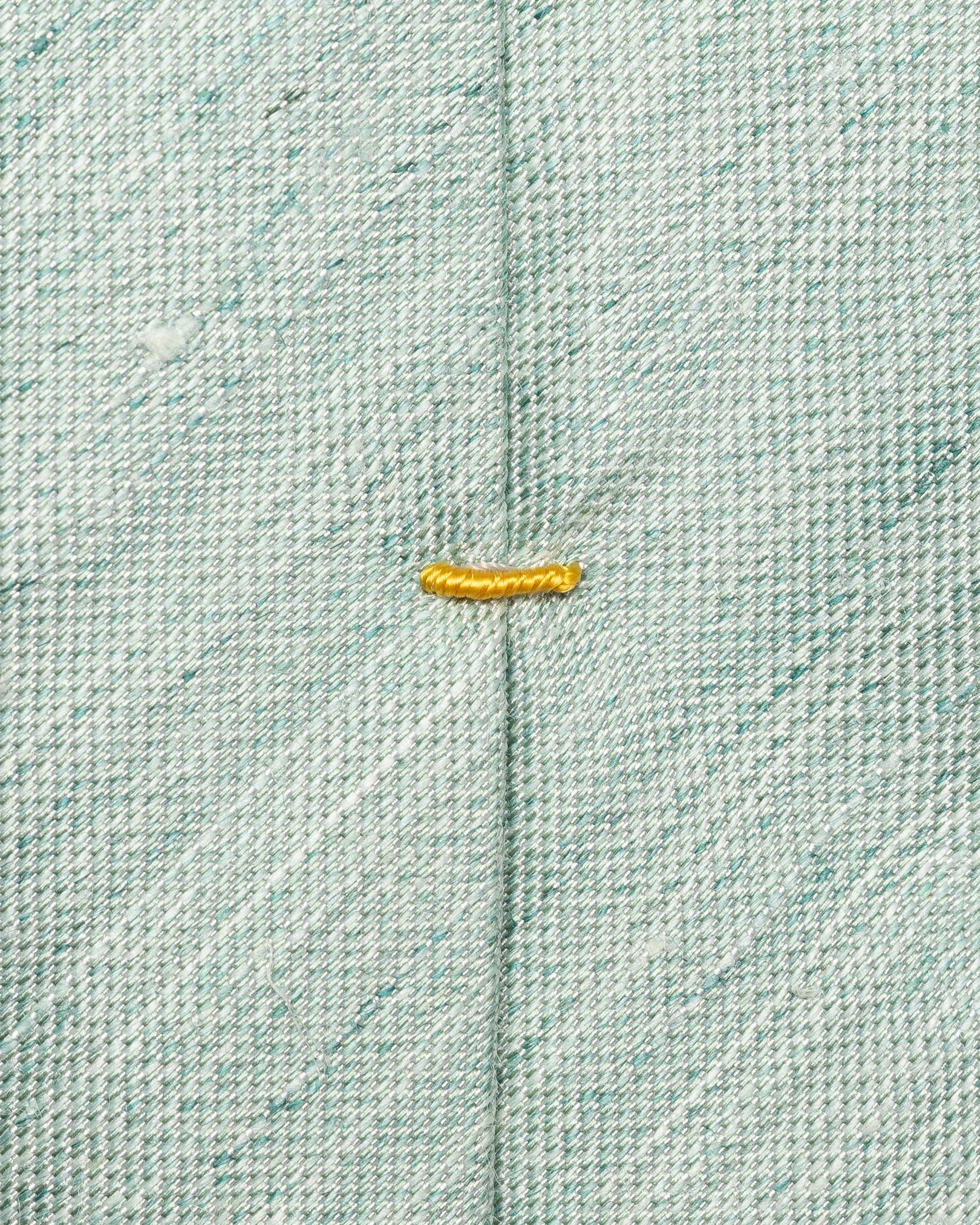 Eton - light green solid silk linen tie