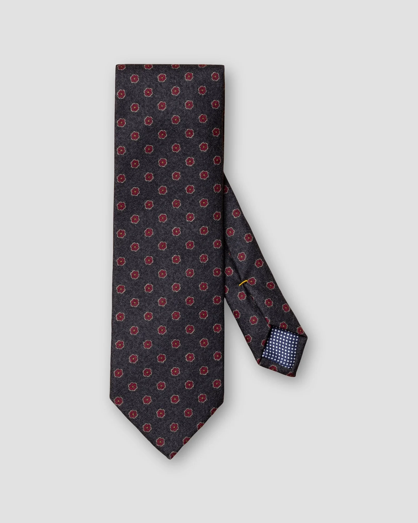 Eton - dark grey wool tie
