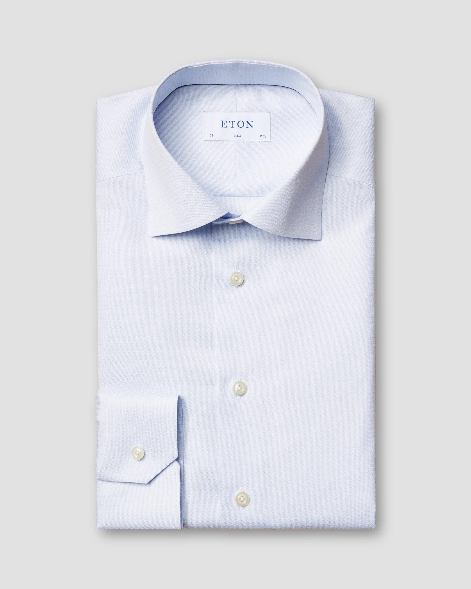 Eton - sky blue melange shirt