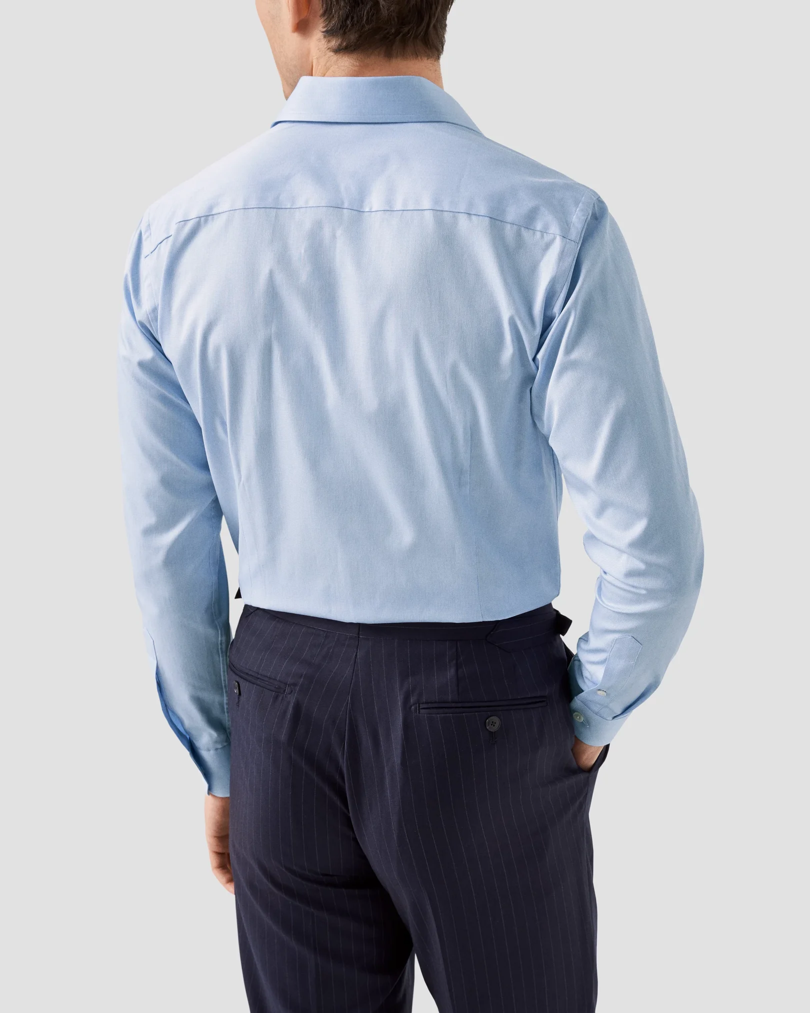 Eton - solid light blue twill