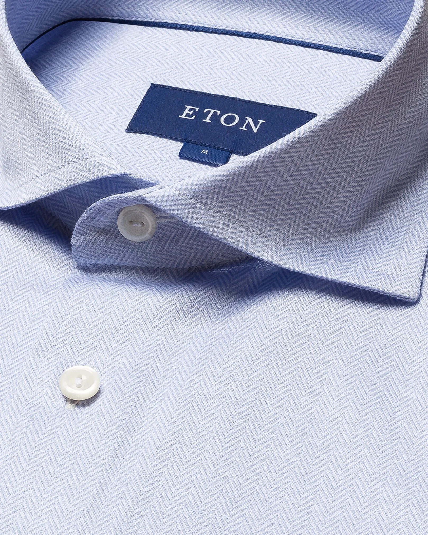 Eton - light blue jacquard widespread