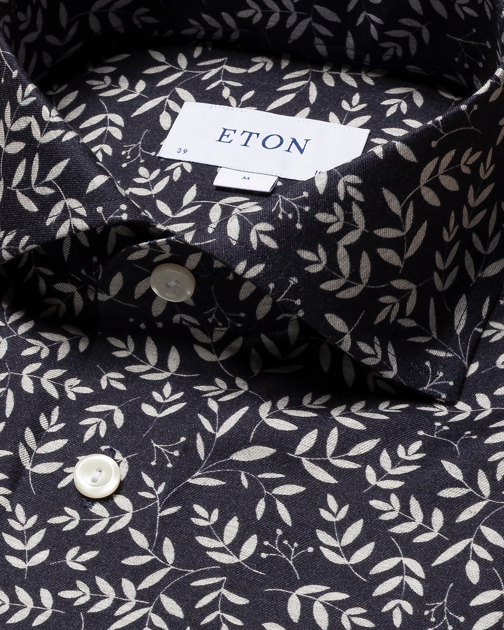 Eton - dark blue fine twill widespread