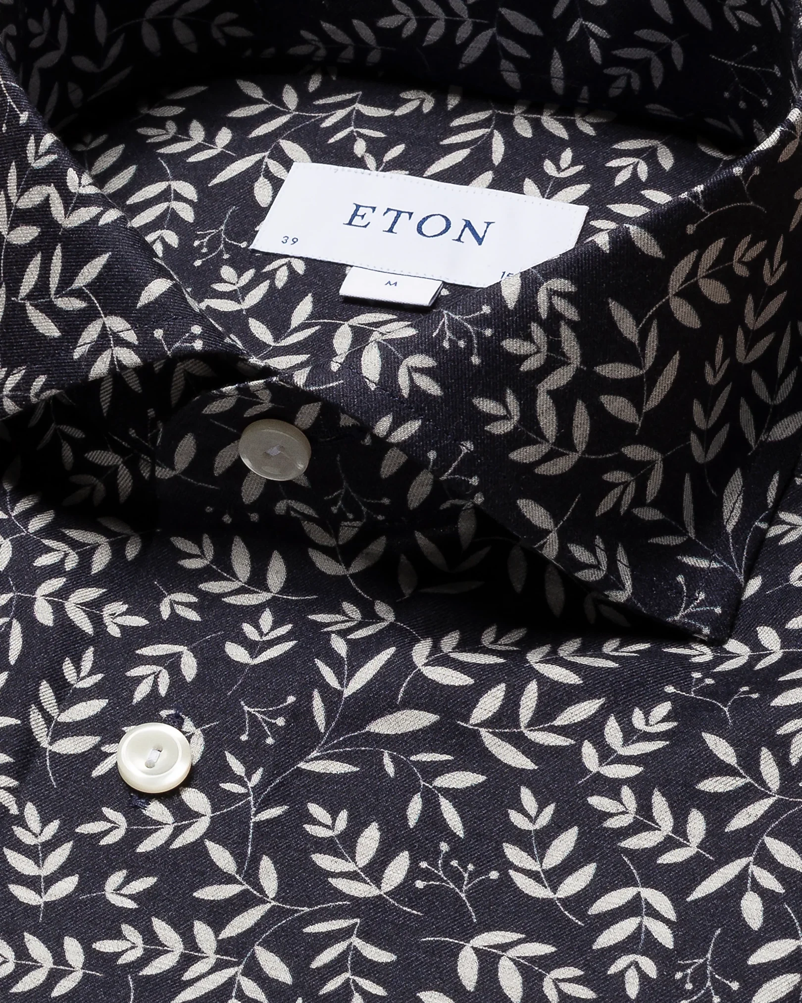 Eton - dark blue fine twill widespread
