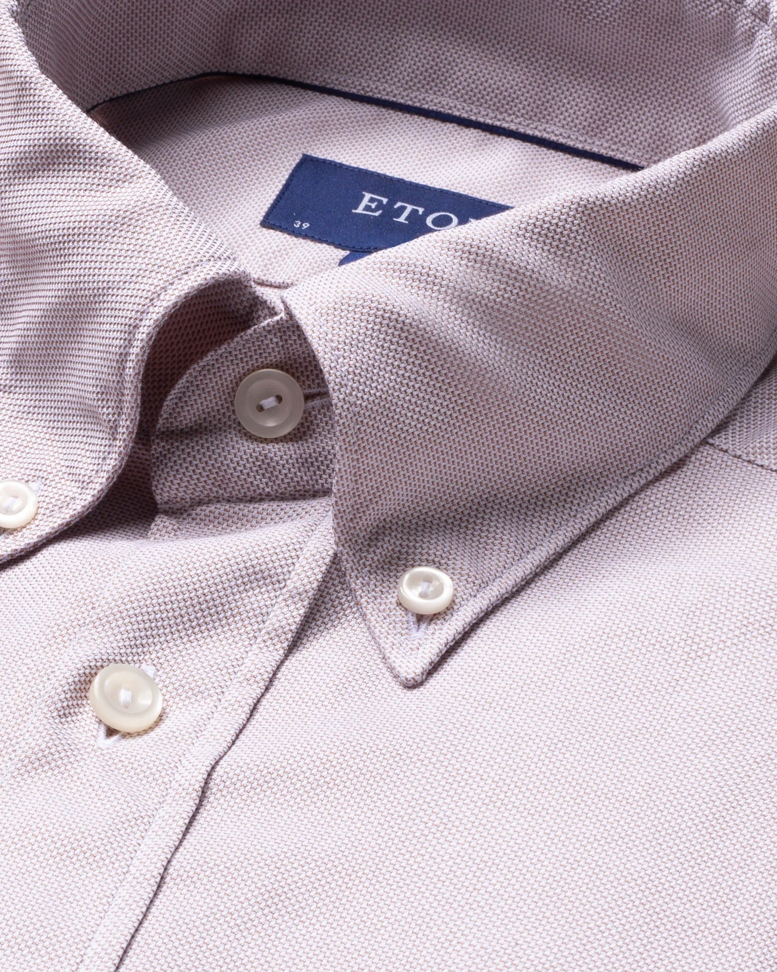 Eton - brown oxford shirt