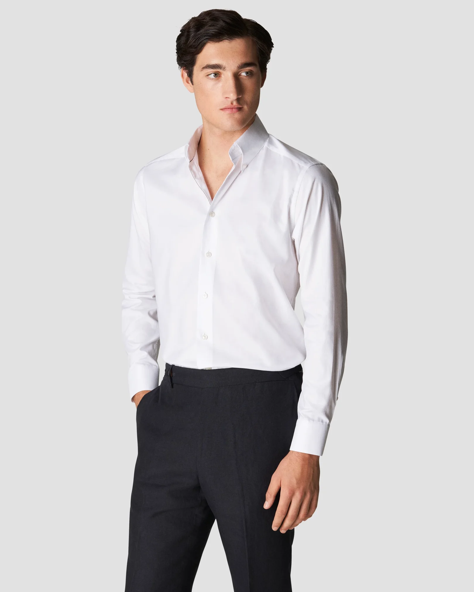 Eton - wrinkle free white signature oxford
