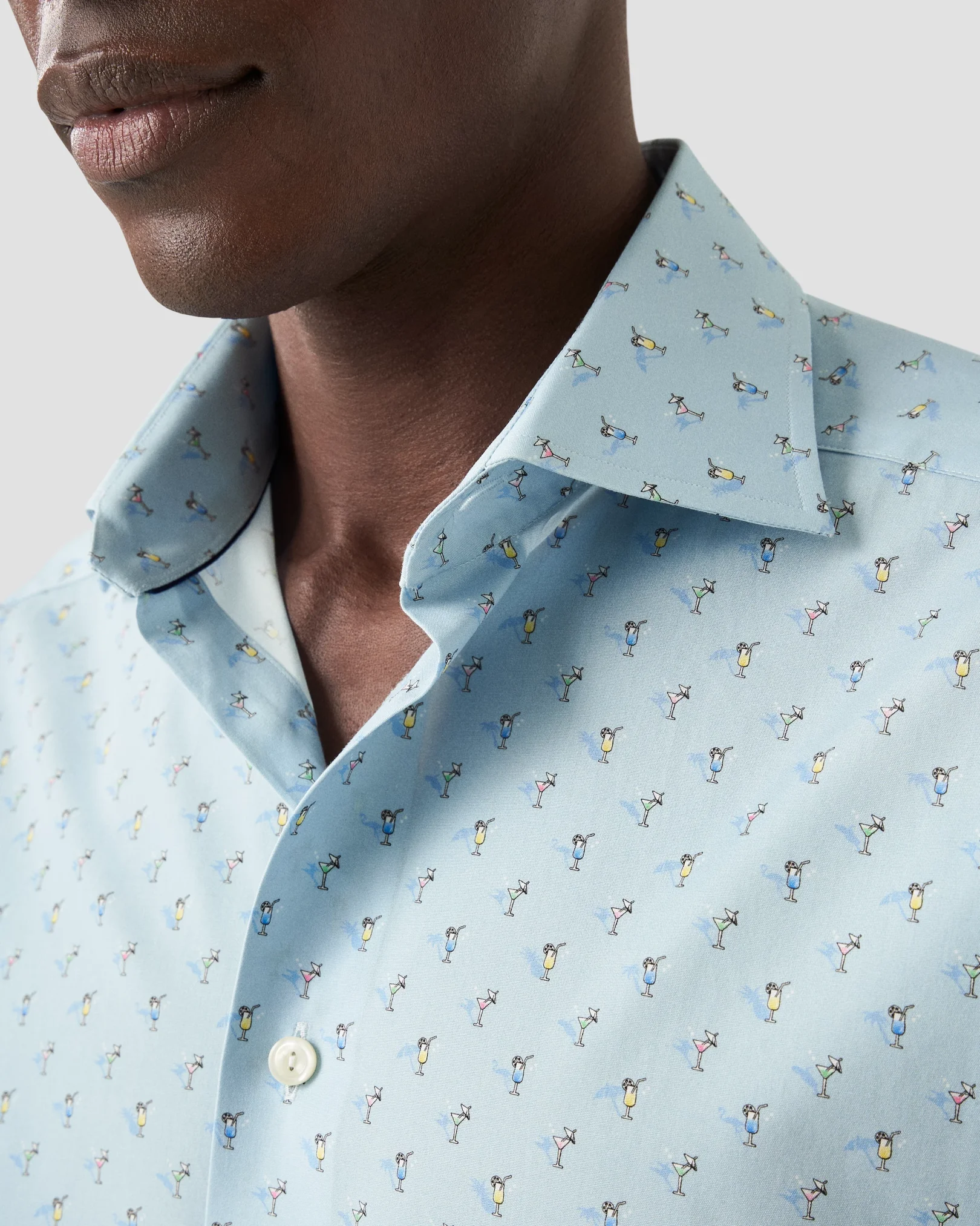 Eton - cocktail printed poplin