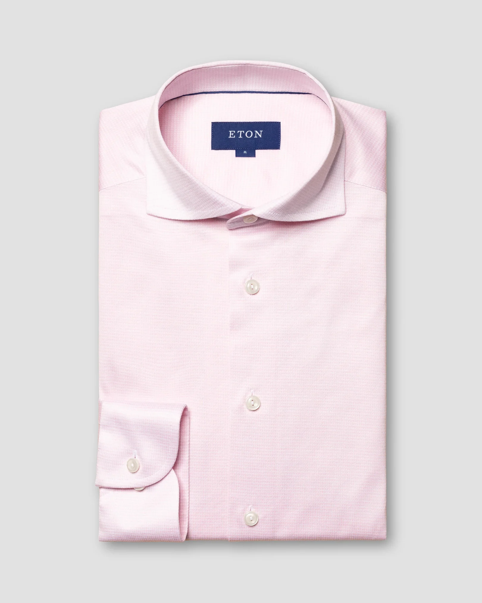 Eton - pink jacquard wide spread