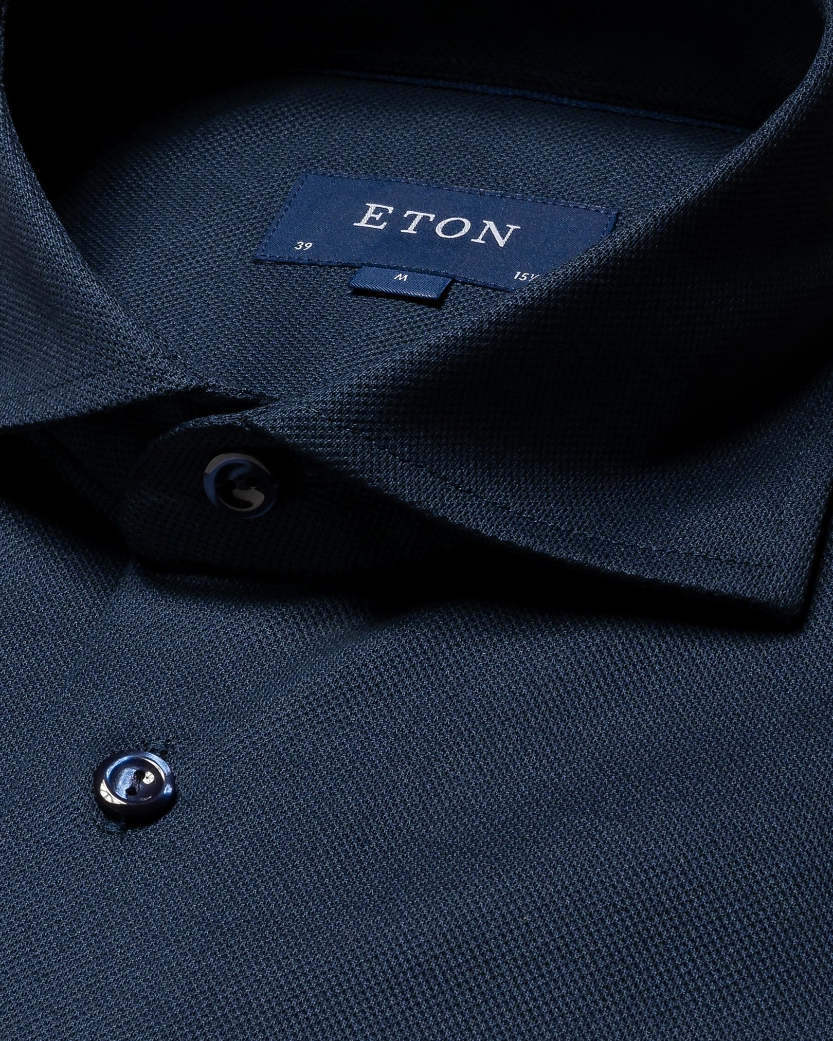 Eton - dark blue doub heavy piquet ocs