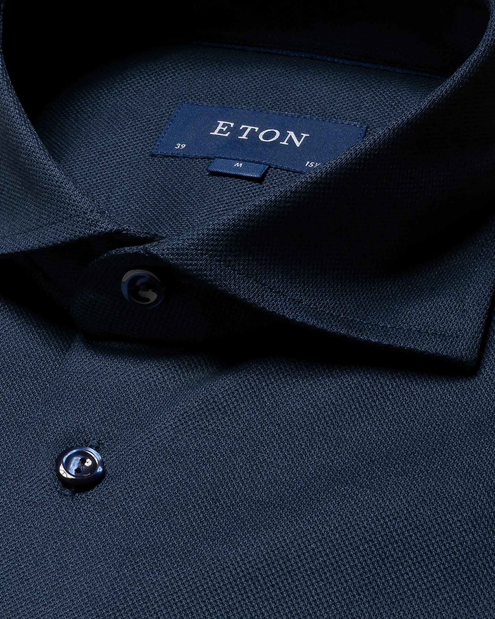 Eton - dark blue doub heavy piquet ocs