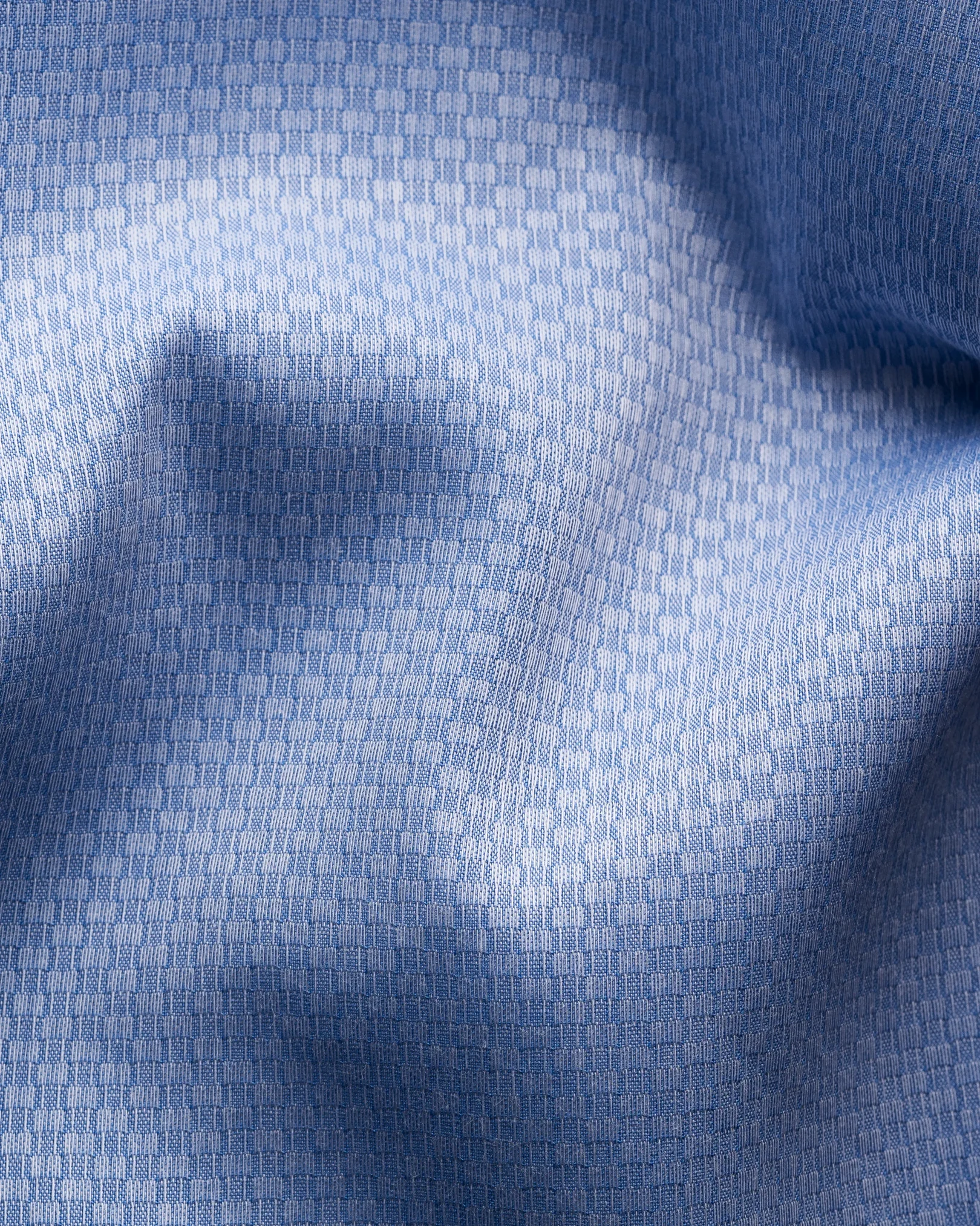 Eton - light blue twill diamond effect