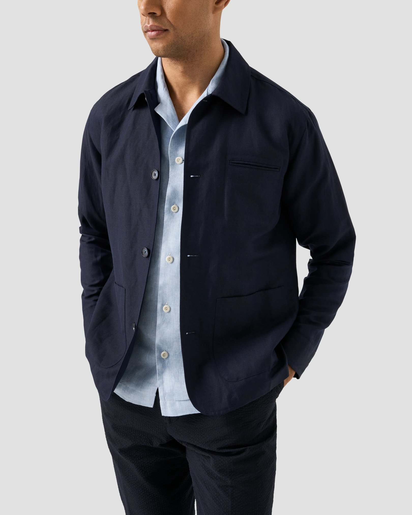 Eton - Linen Twill Resort Shirt