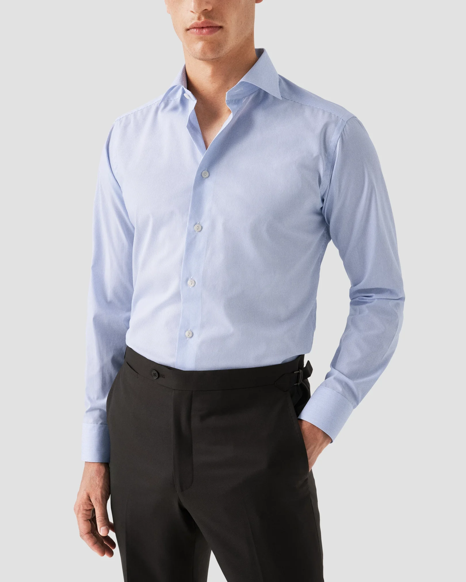 Eton - striped poplin shirt