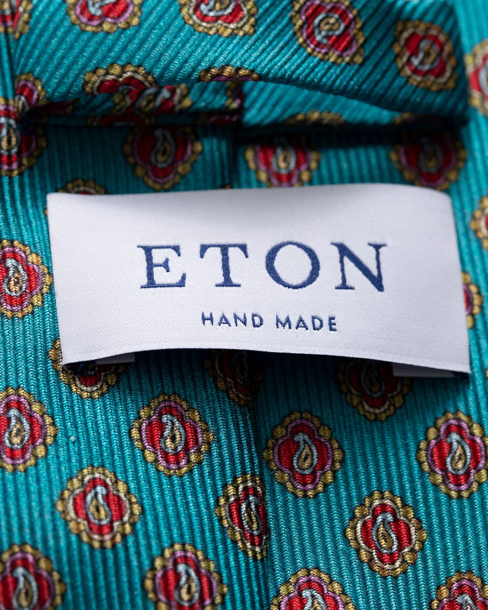 Eton - turquoise medallion tie