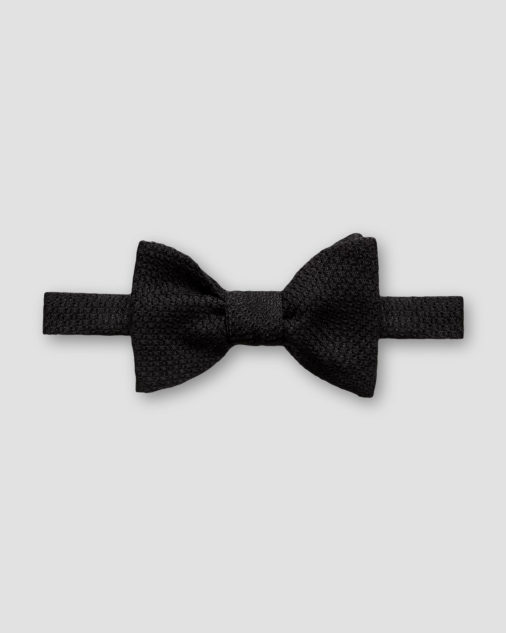 Eton - Black Grenadine Bow Tie – Ready Tied
