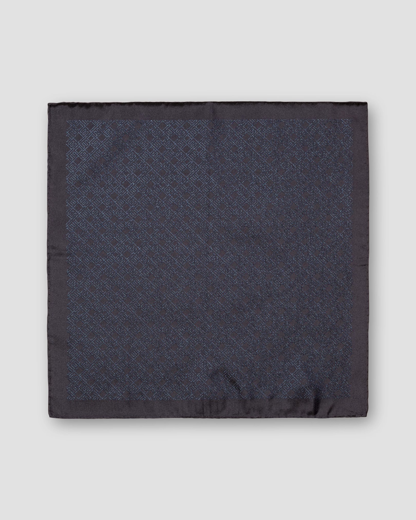 Eton - navy blue e printed pocket square