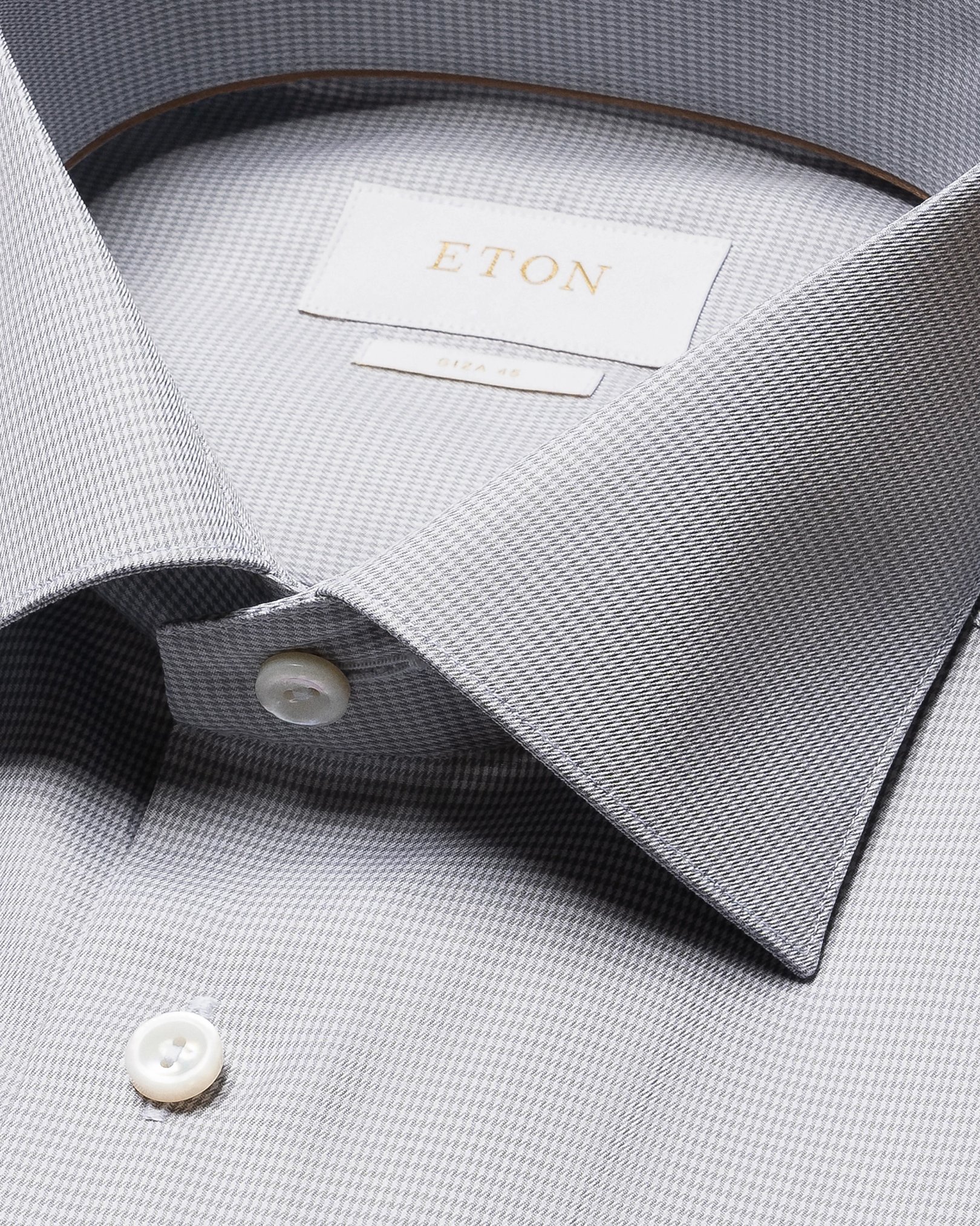 Eton - light grey houndstooth giza