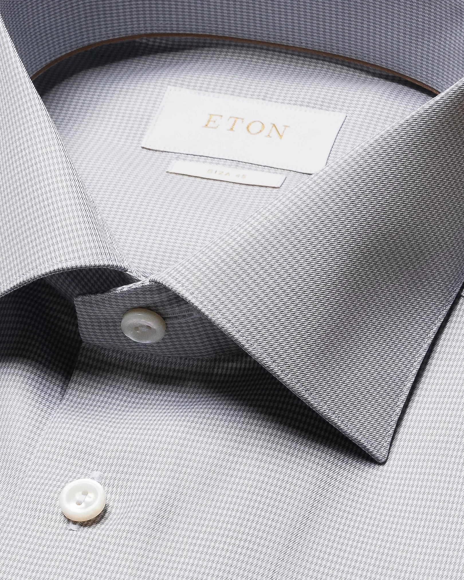 Eton - light grey houndstooth giza