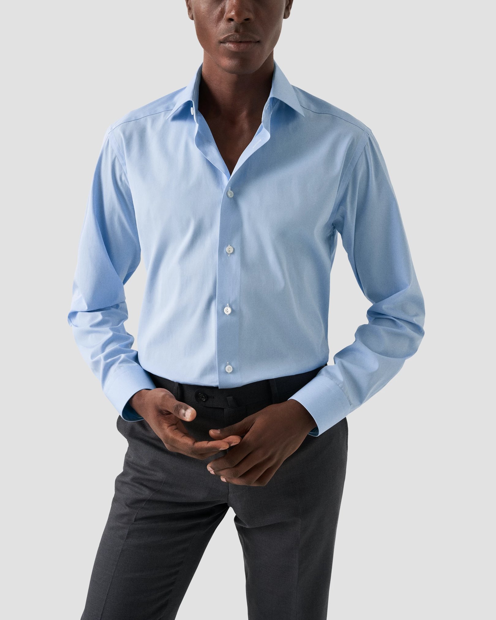 Eton - light blue downing cut away