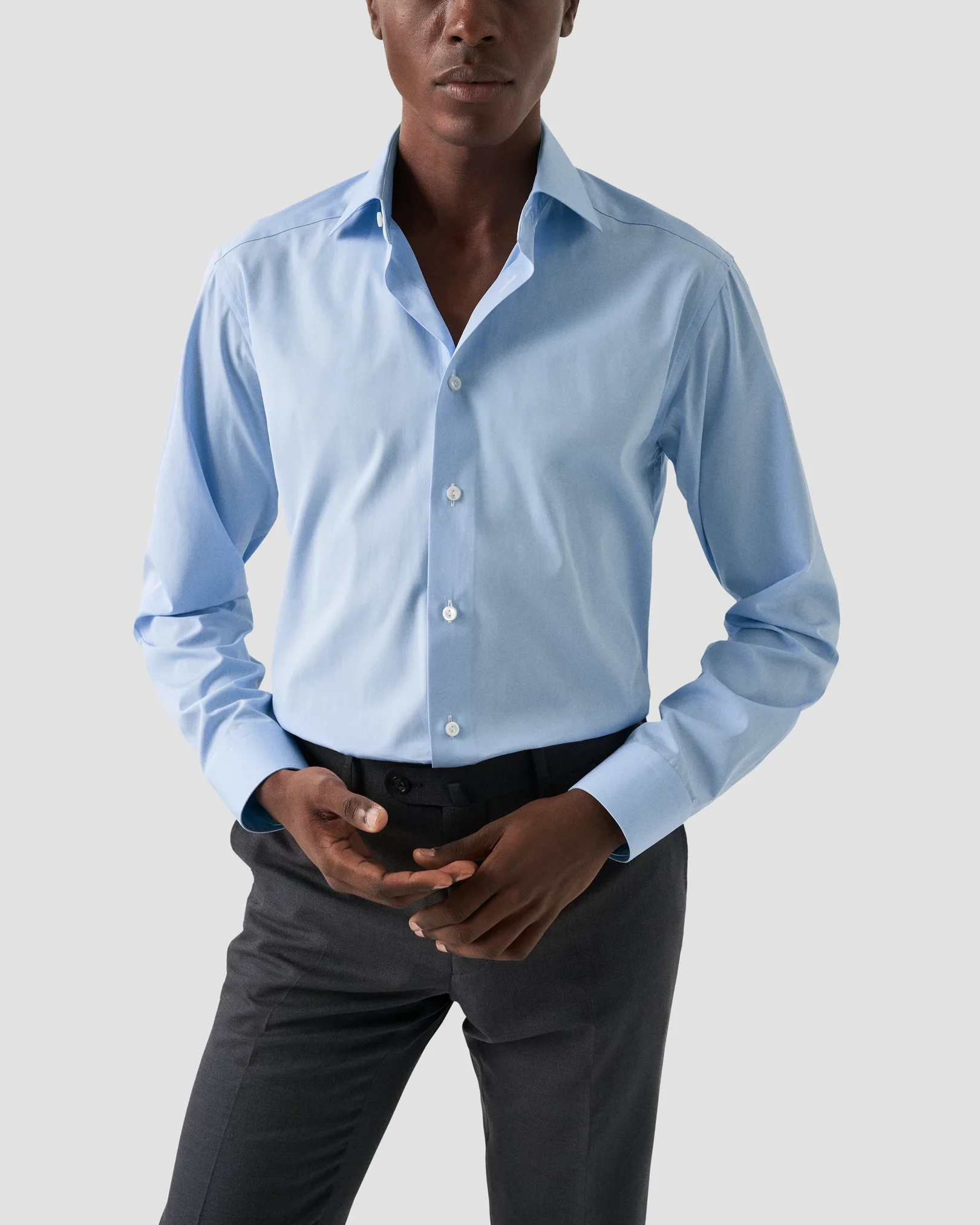 Eton - light blue downing cut away