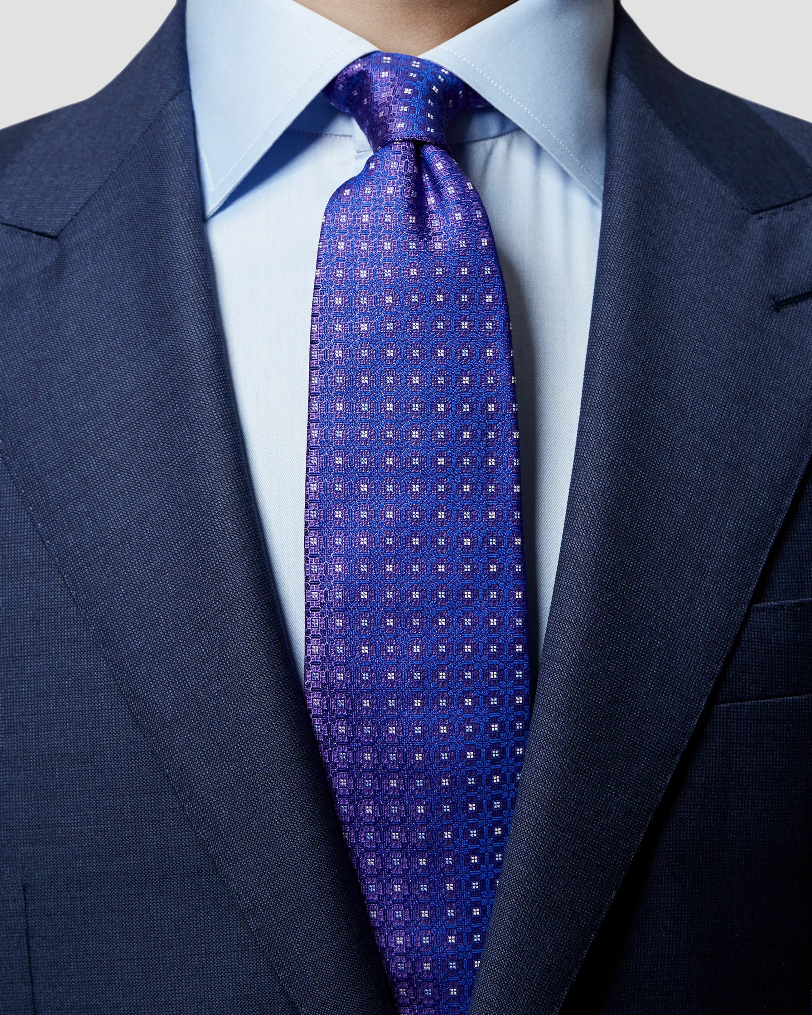 Eton - mid purplee tie
