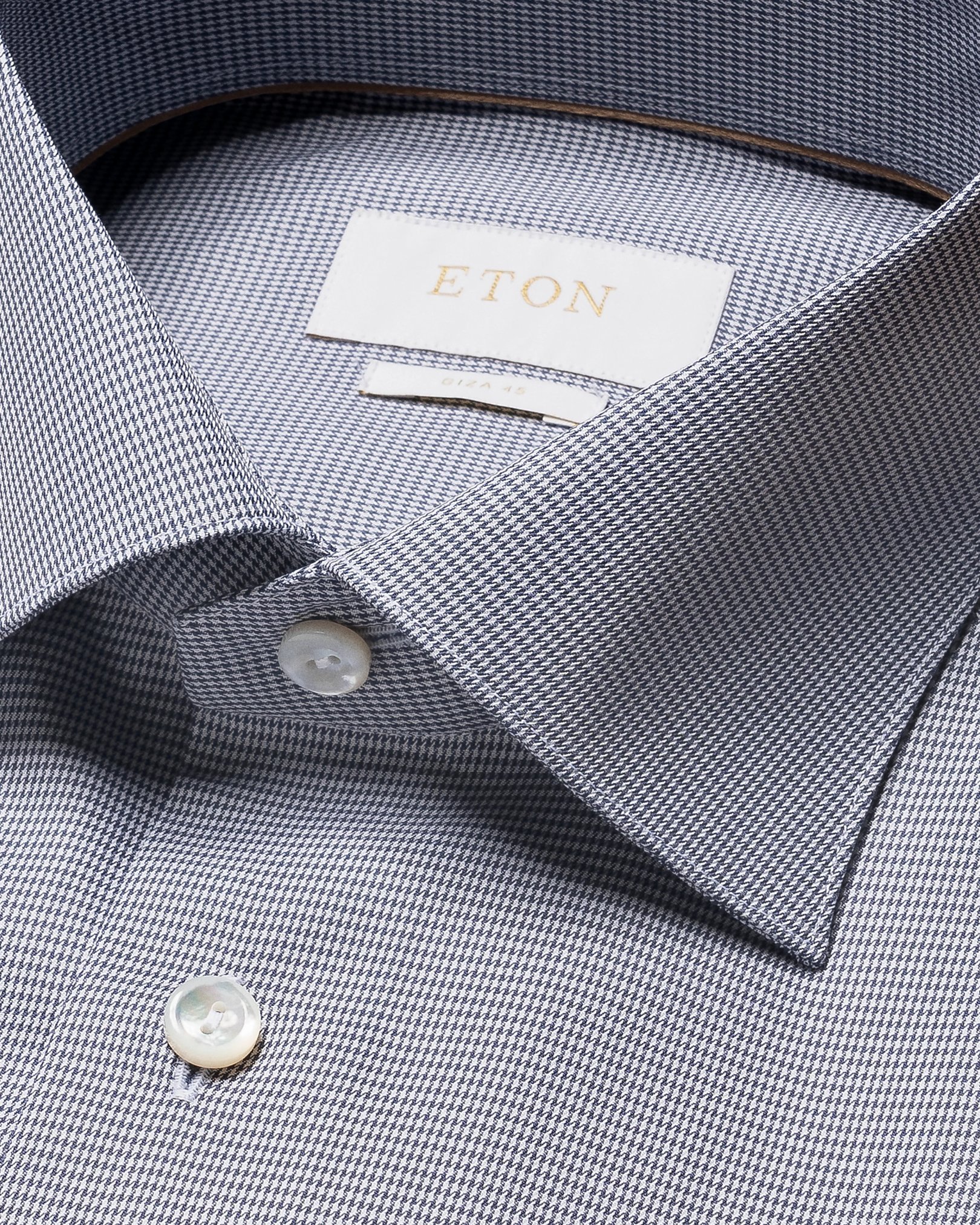 Eton - navy houndstooth giza