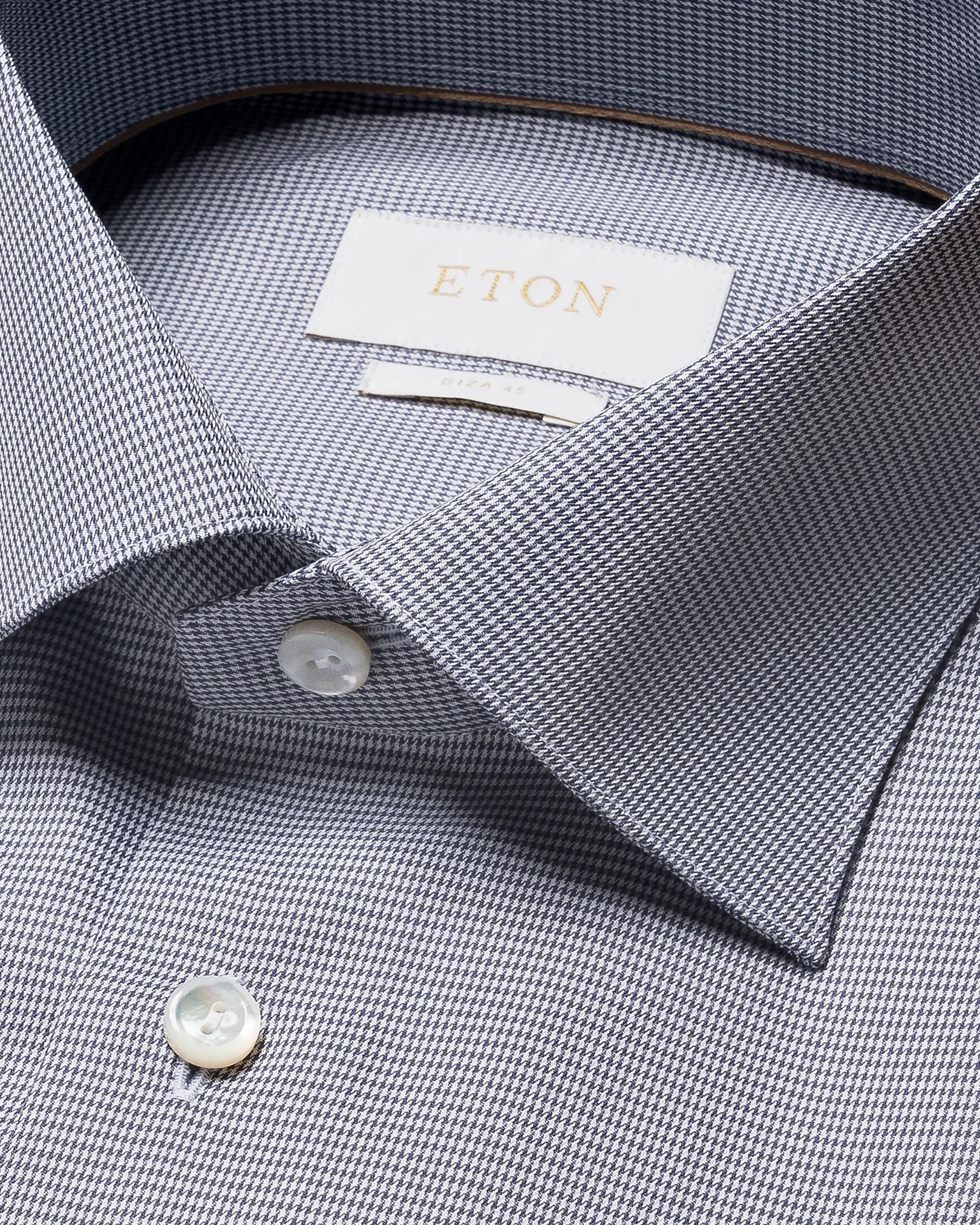 Eton - navy houndstooth giza