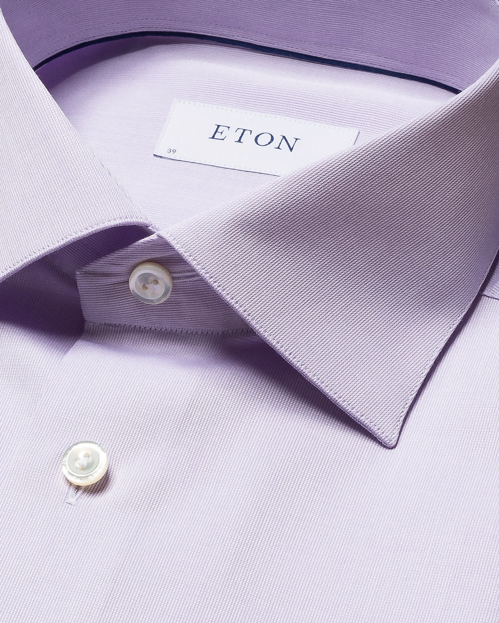 Eton - light purple fine pique cutaway