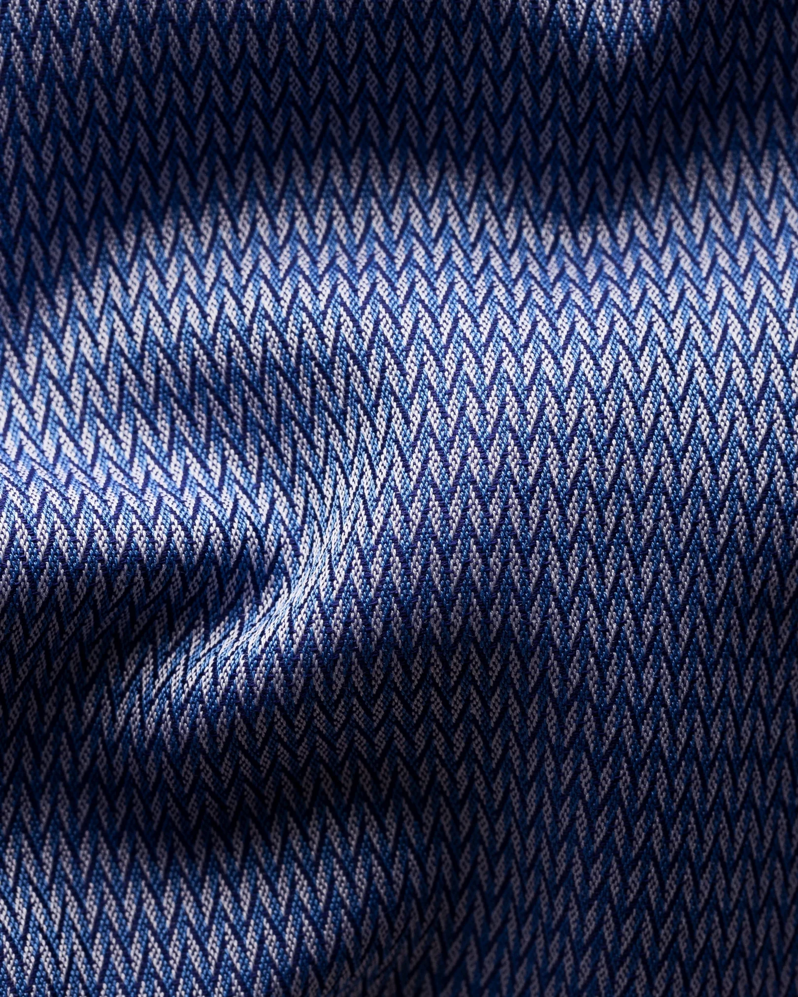 Eton - dark blue dobby cut away single contemporary