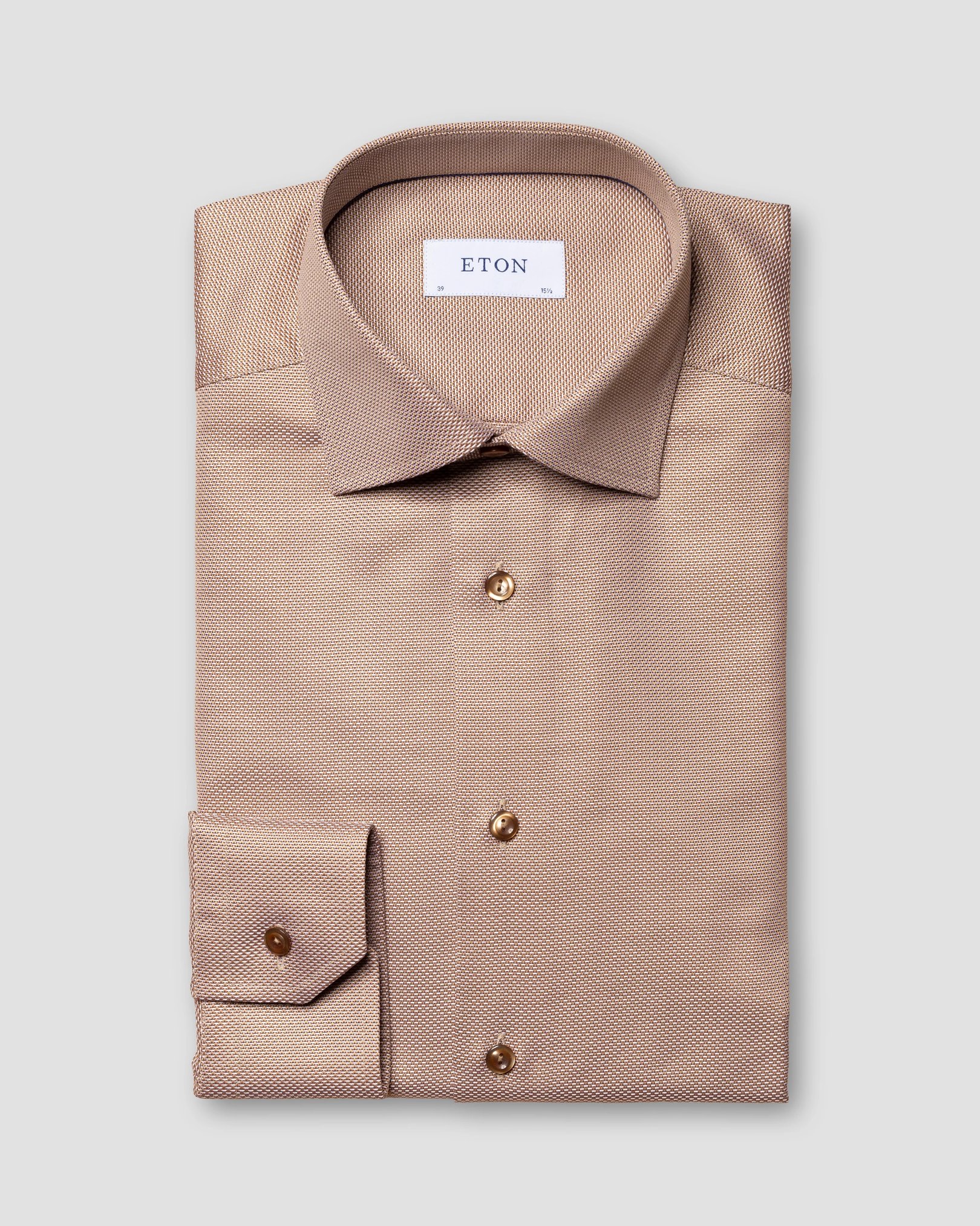 Eton - beige textured twill