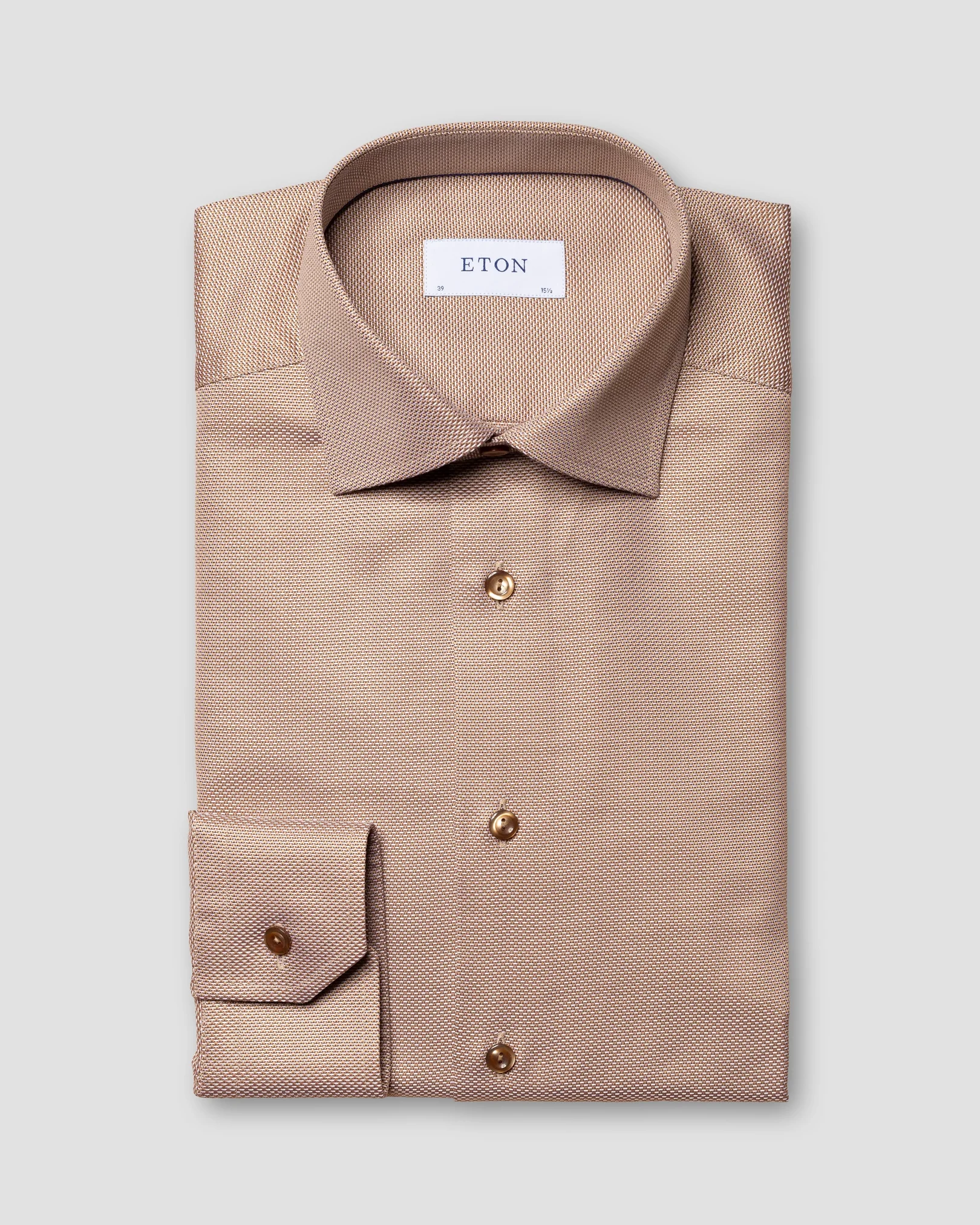 Eton - beige textured twill