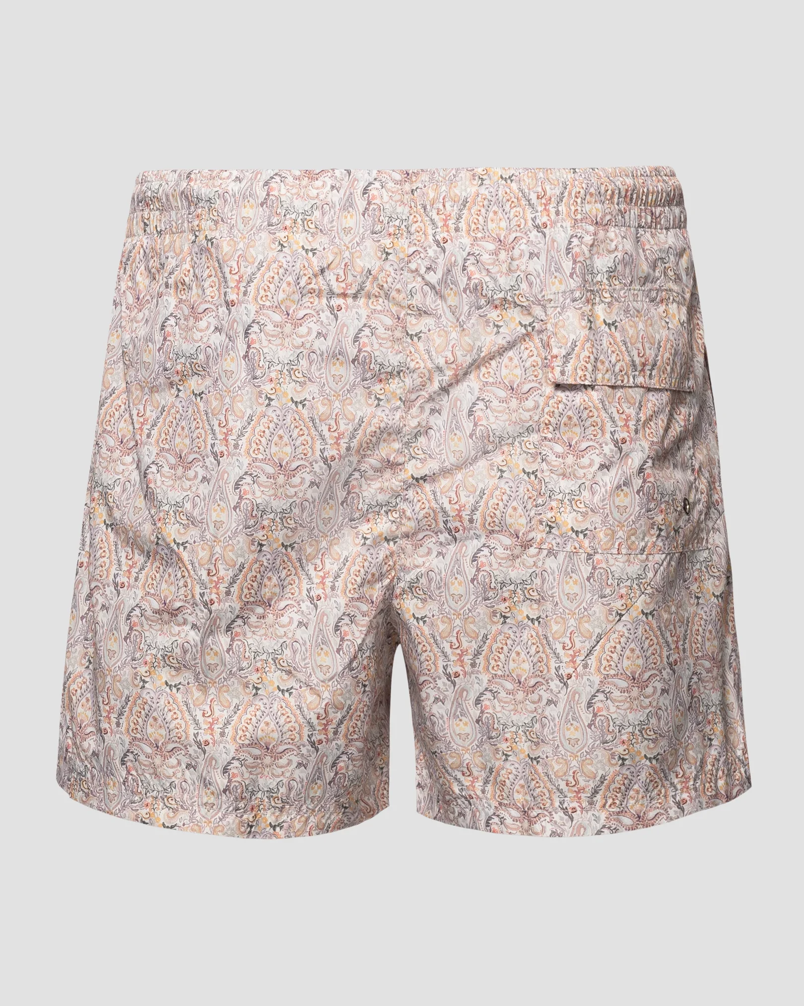Eton - red paisley swim shorts