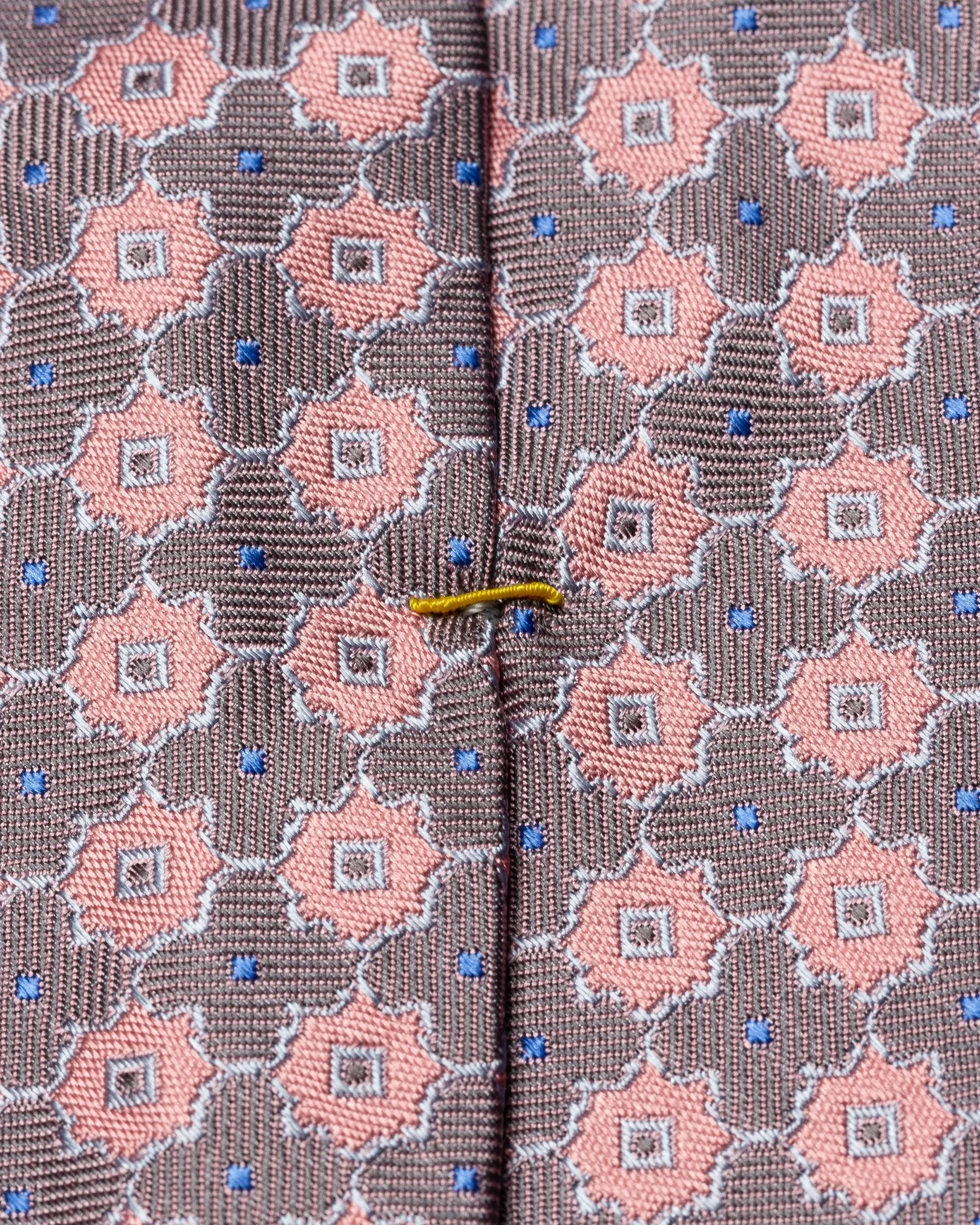 Eton - red geometric silk tie ss