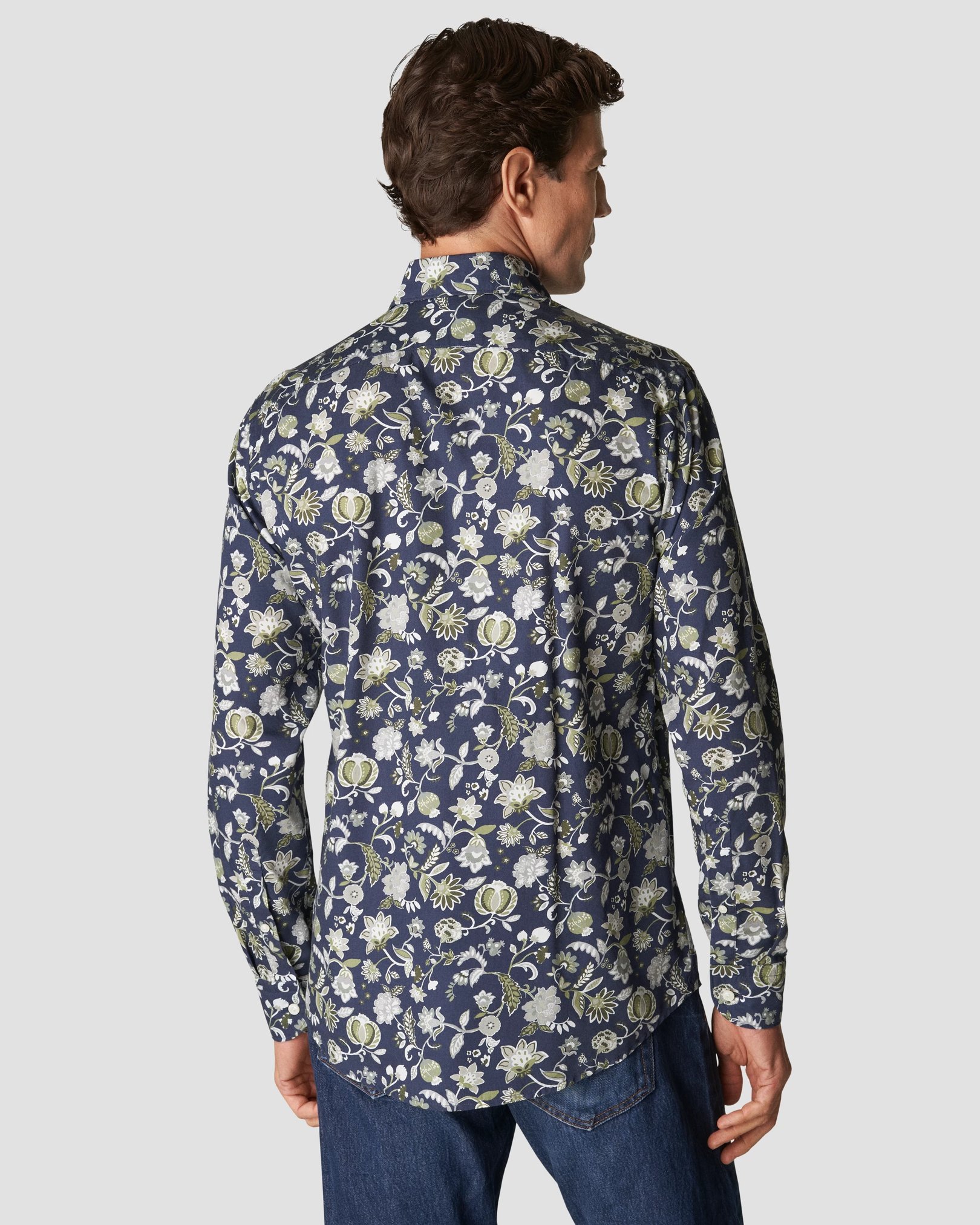 Eton - navy blue siganture twill