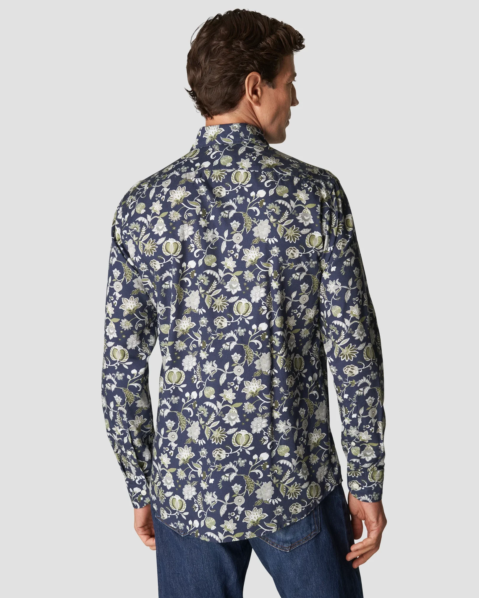 Eton - navy blue siganture twill