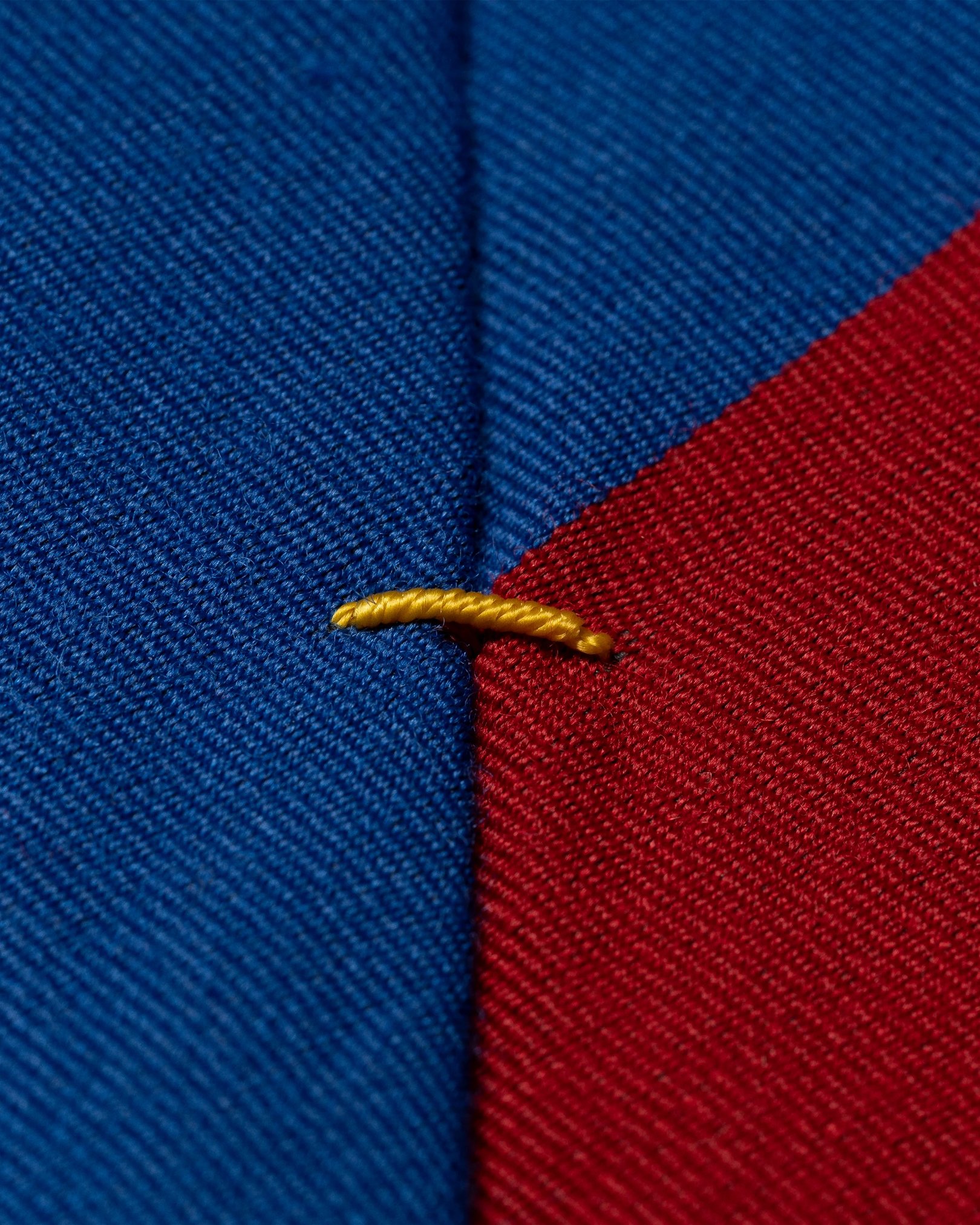 Eton - dark red regimental striped tie
