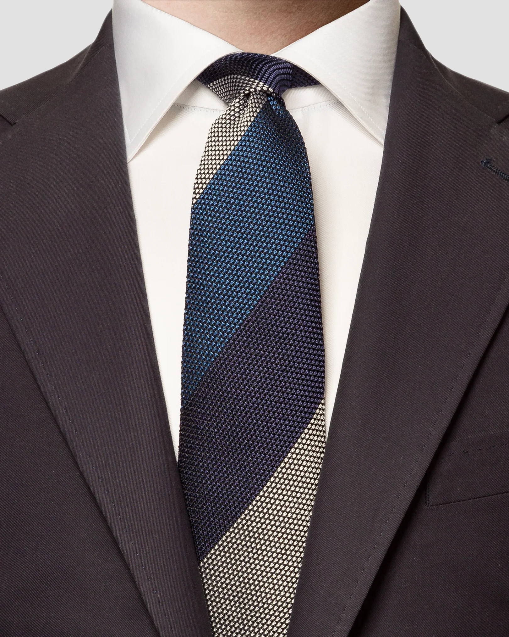 Eton - navy blue grenadine