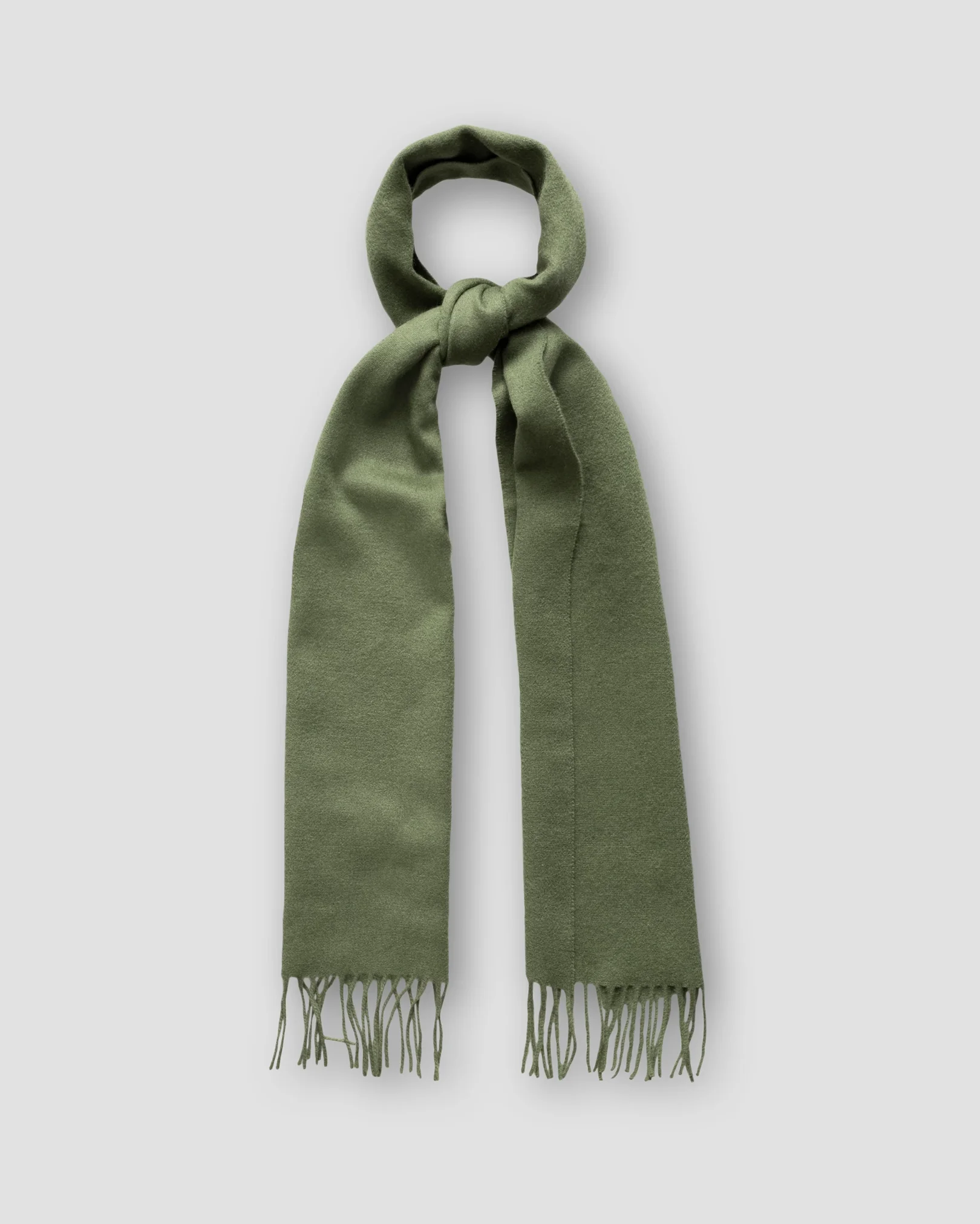Eton - green solid cashmere scarf