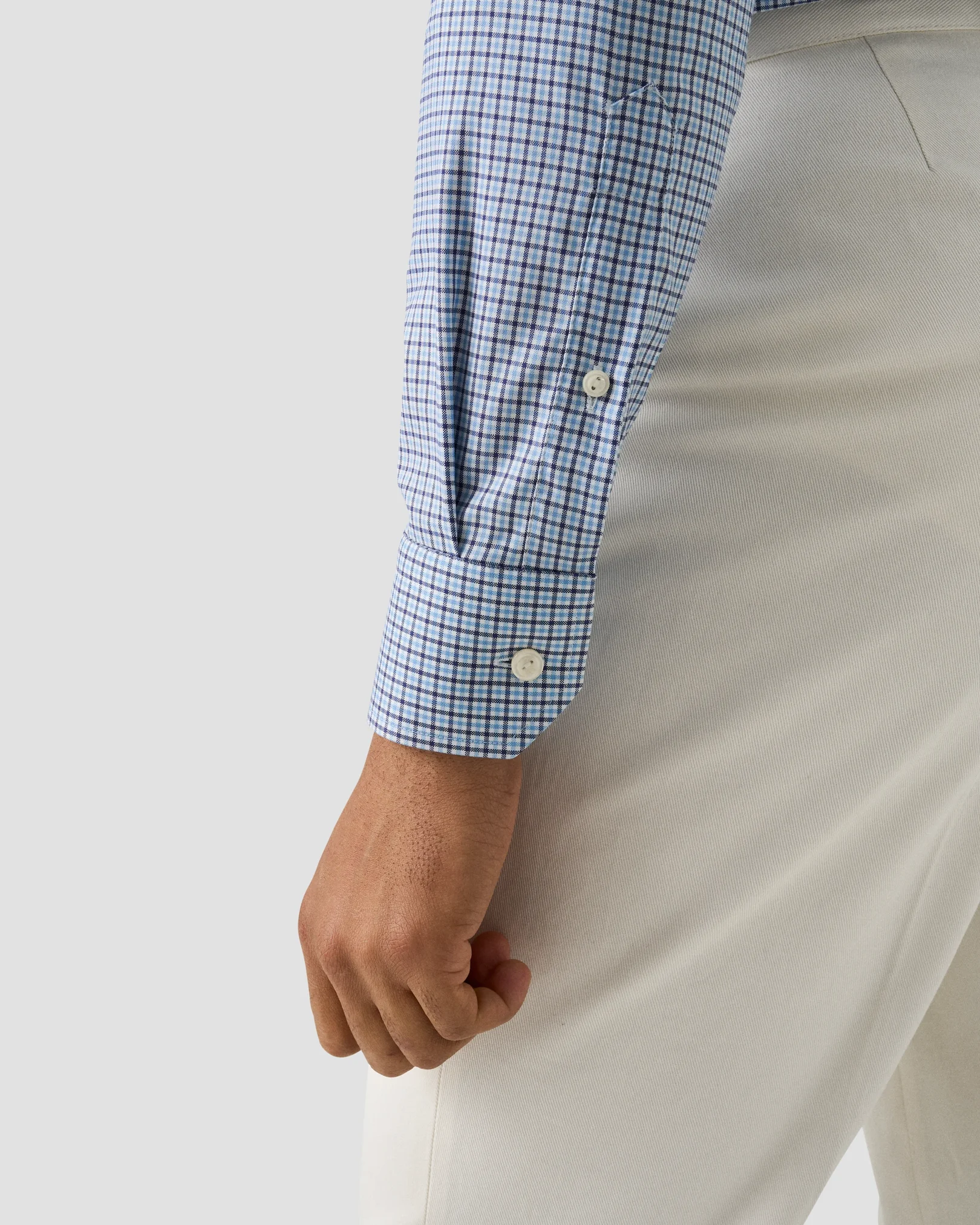 Eton - Chemise en oxford signature à carreaux
