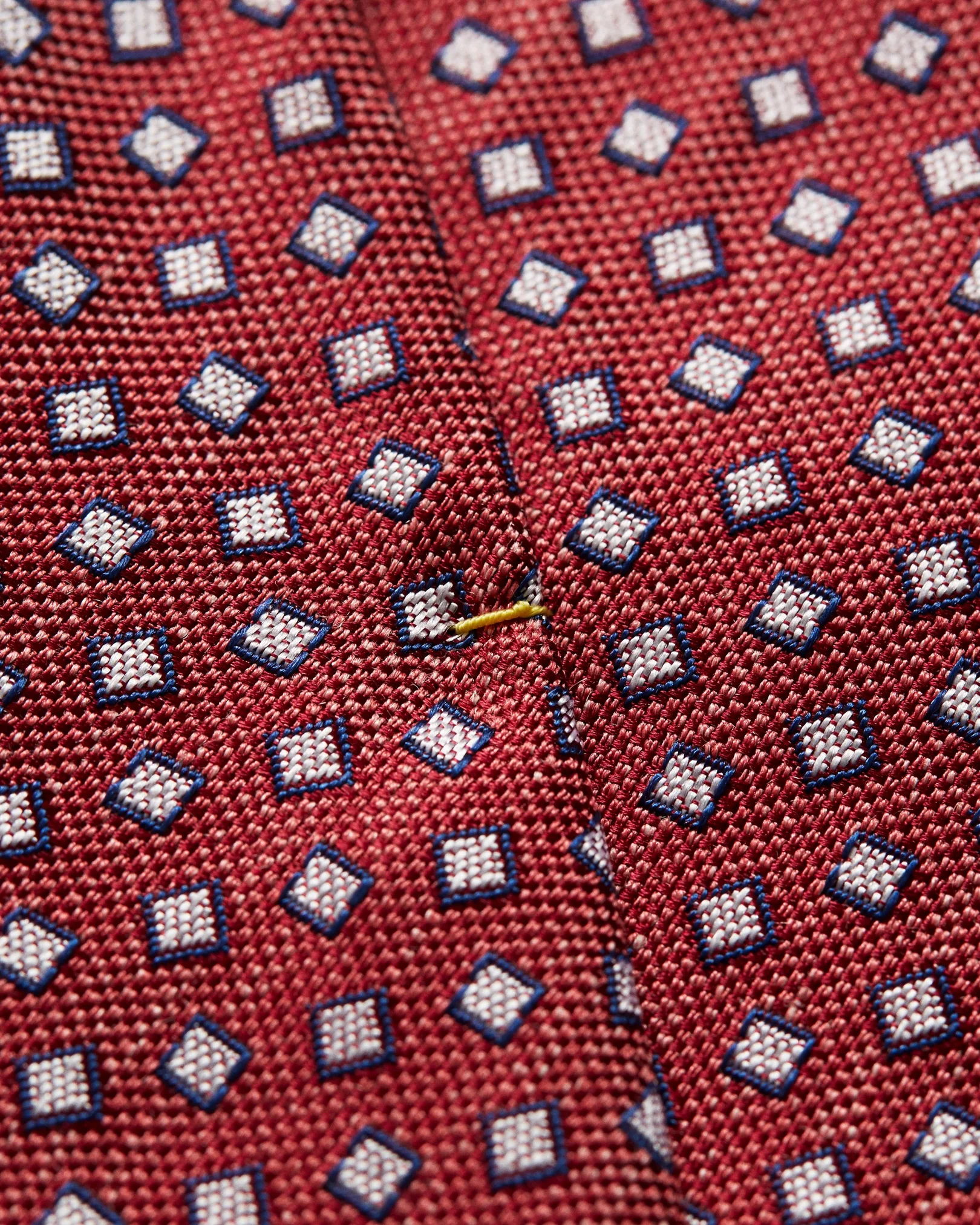 Eton - red square tie