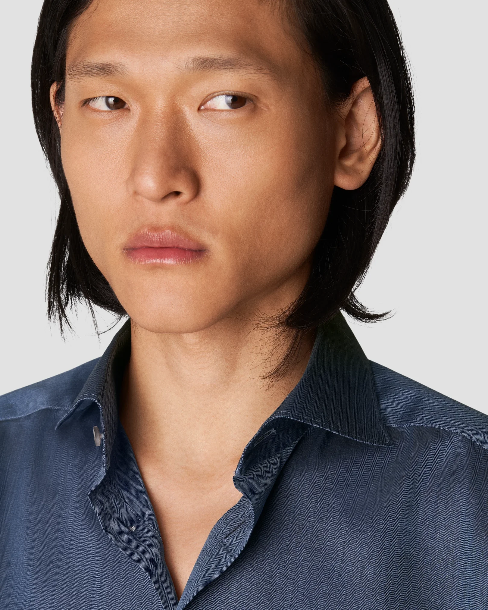Eton - mid blue flannel