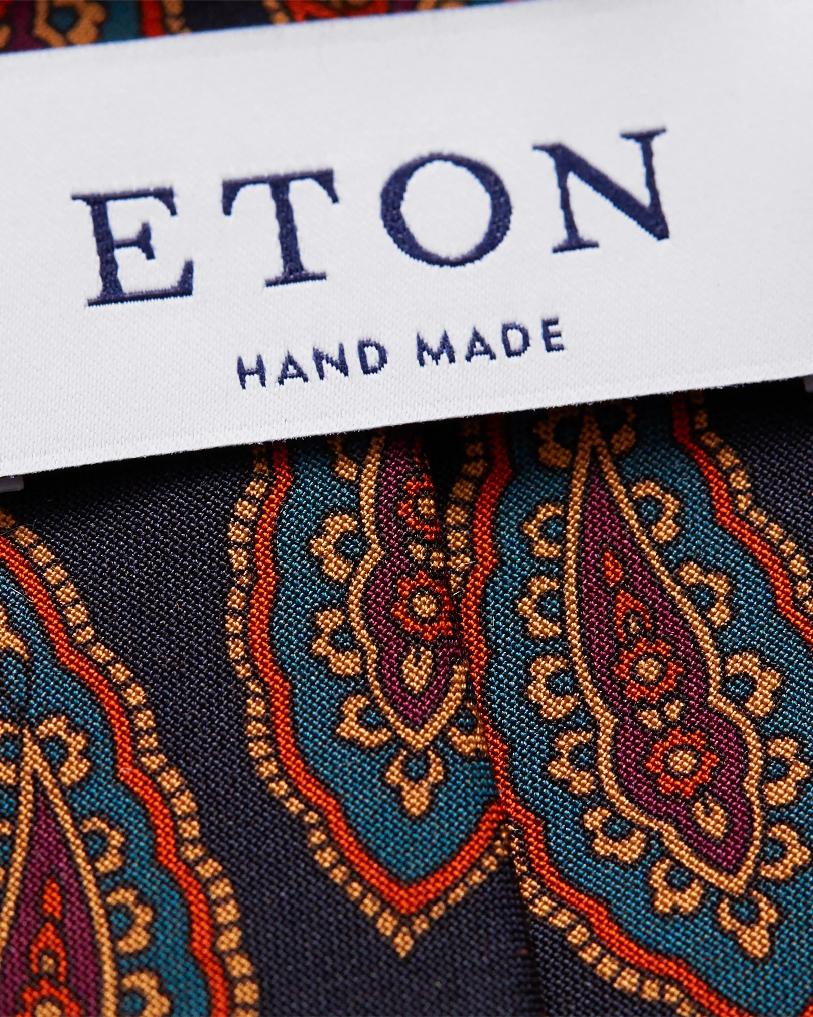 Eton - hand made paisley tie