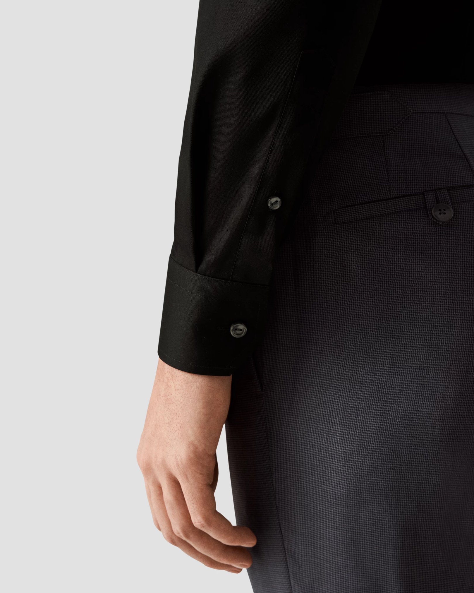 Eton - black shirt signature twill