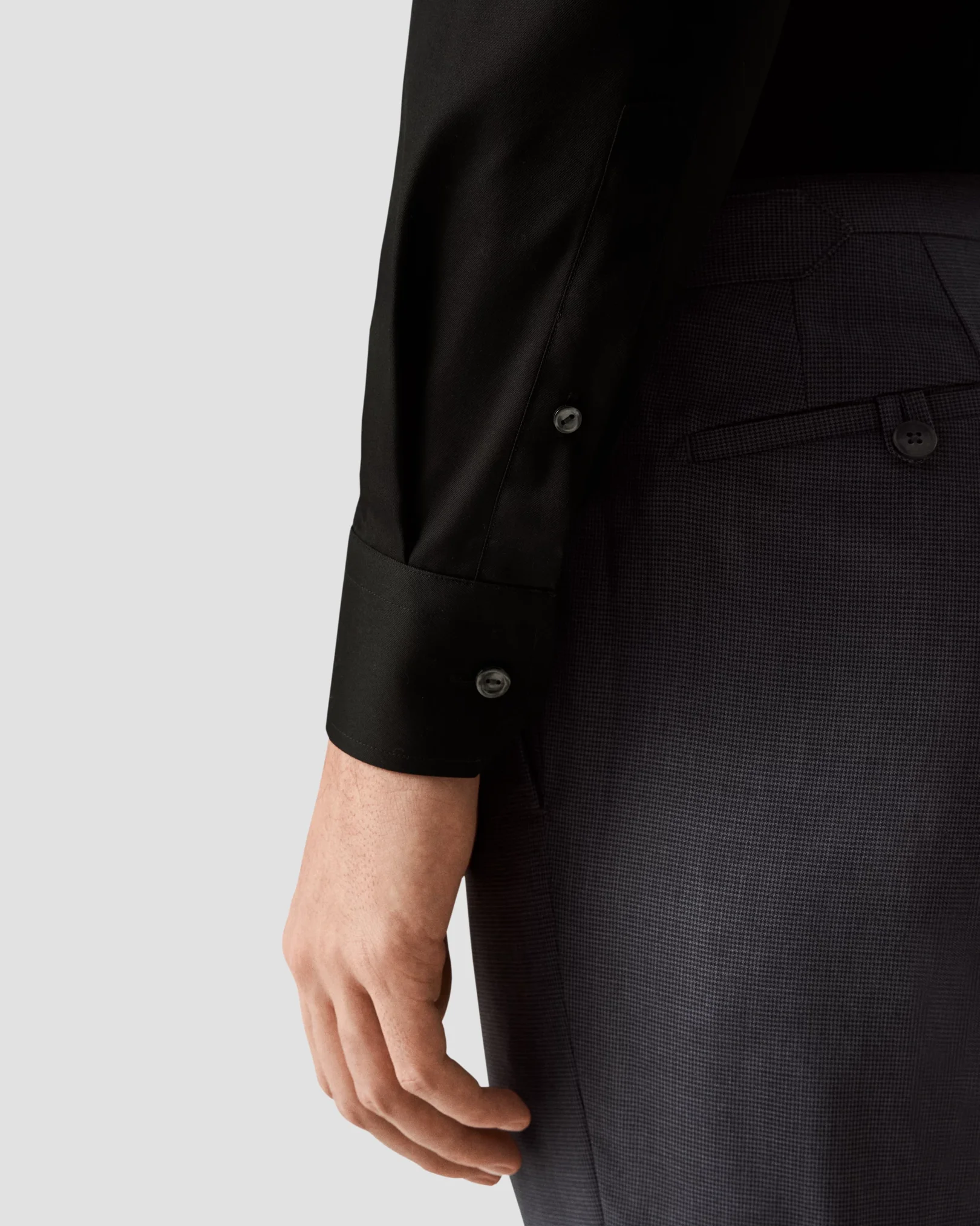 Eton - black shirt signature twill