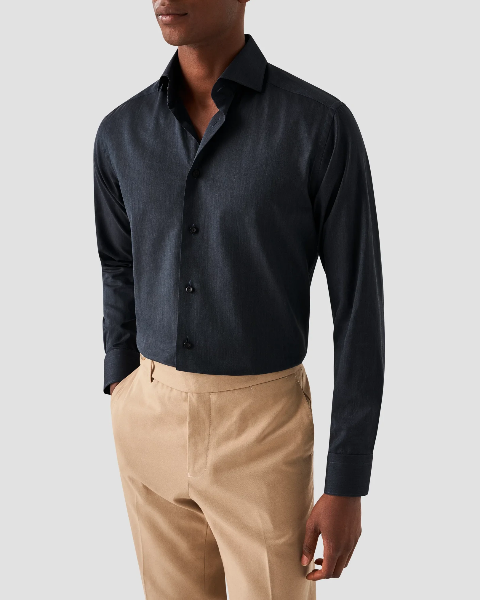 Eton - navy blue flanell