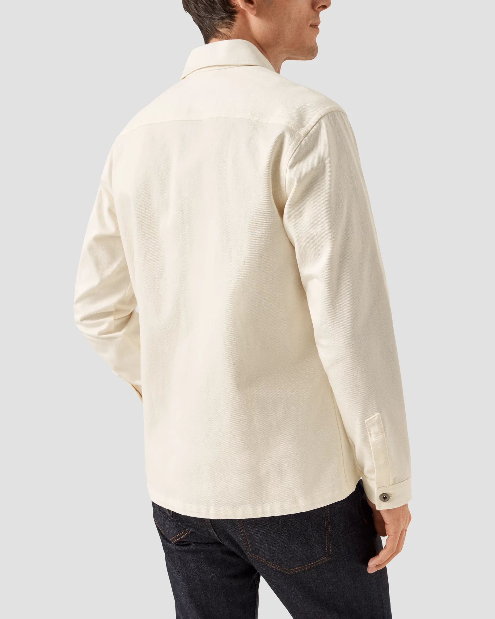 Eton - white turndown collar overshirt