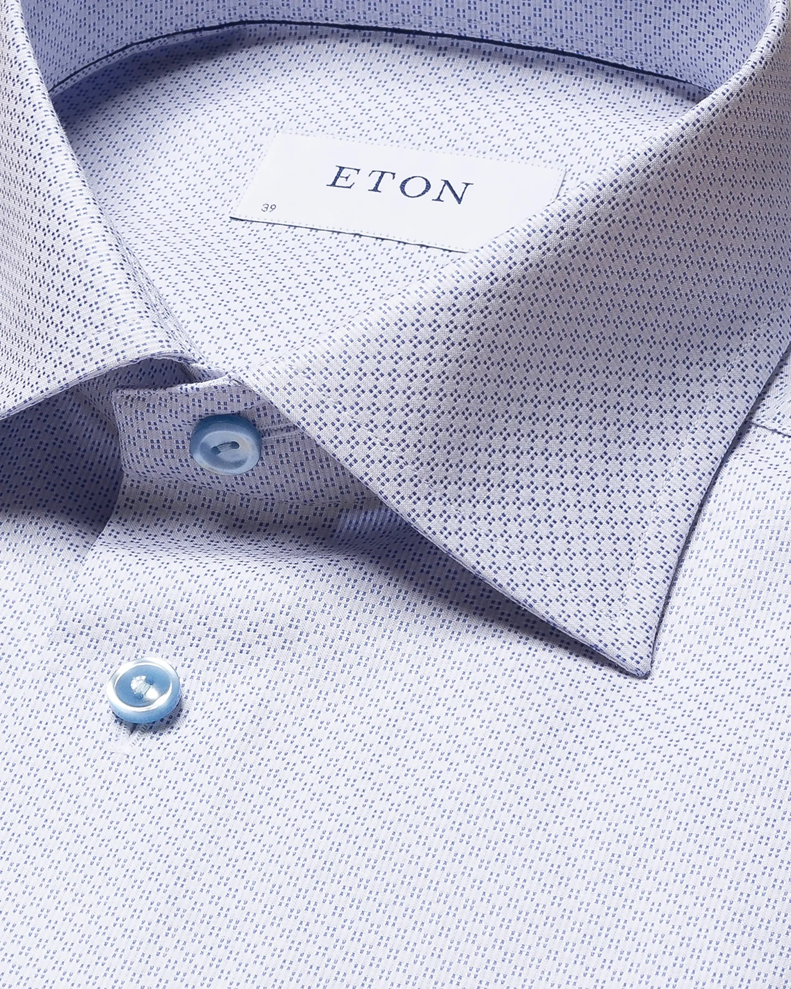 Eton - light blue brocade