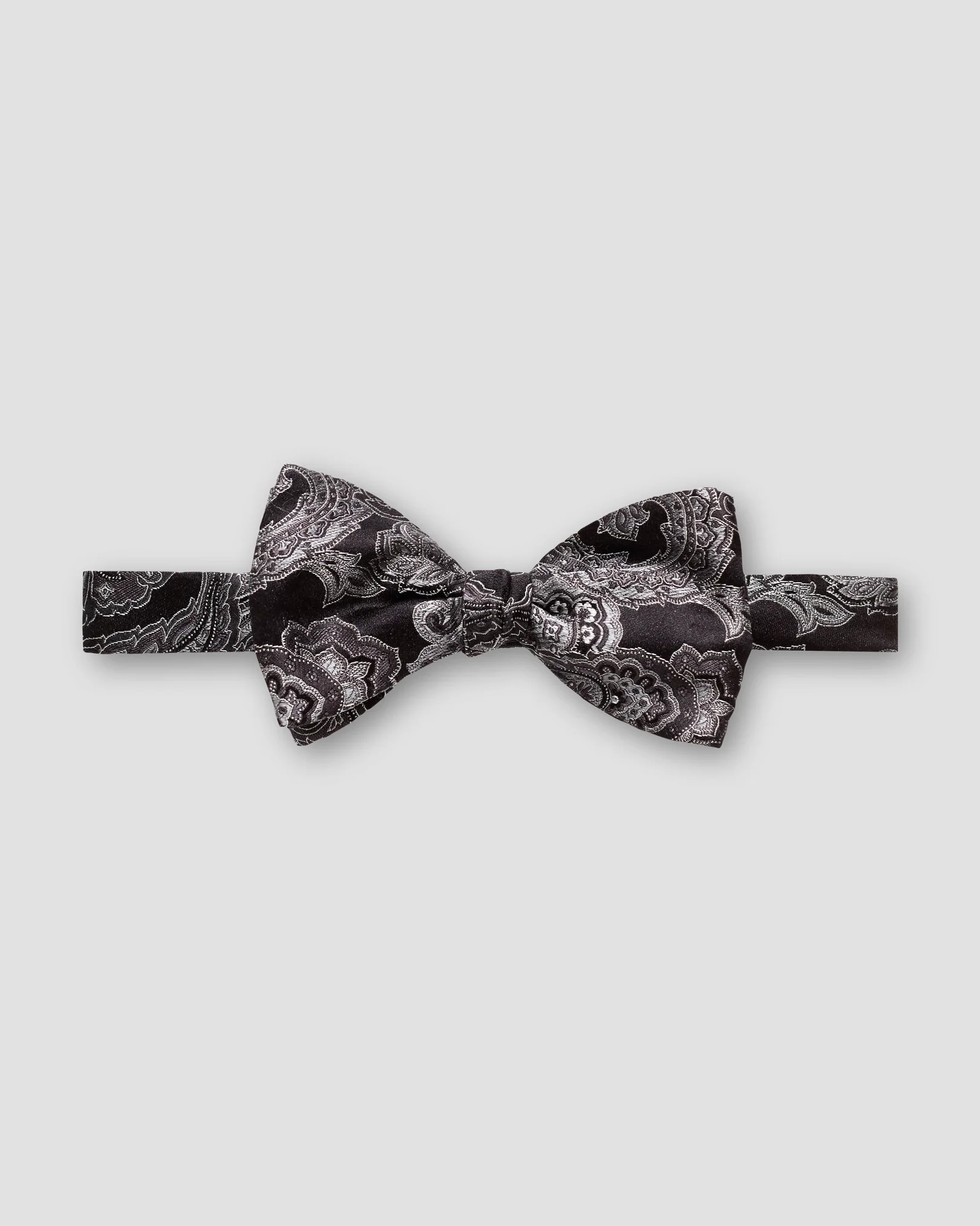 Eton - Black Paisley Bow Tie – Ready Tied
