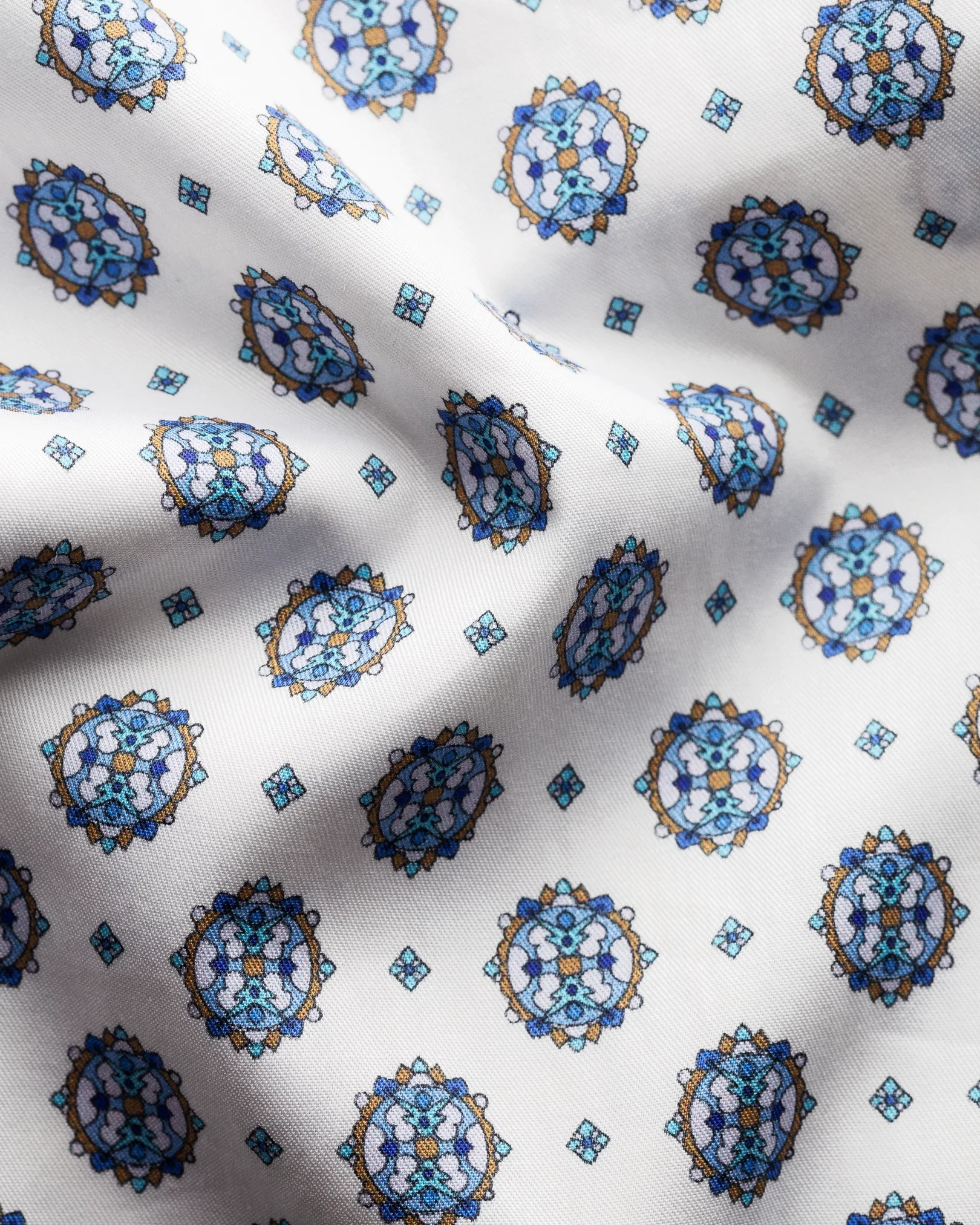 Eton - medallion print shirt